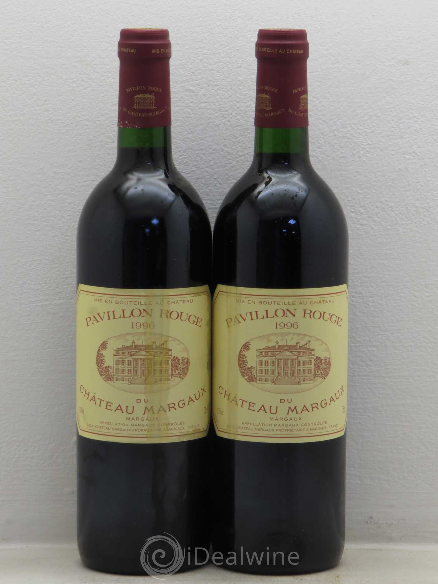 Pavillon Rouge du Château Margaux Second Vin 1996 - Lot de 2 bouteilles - 0