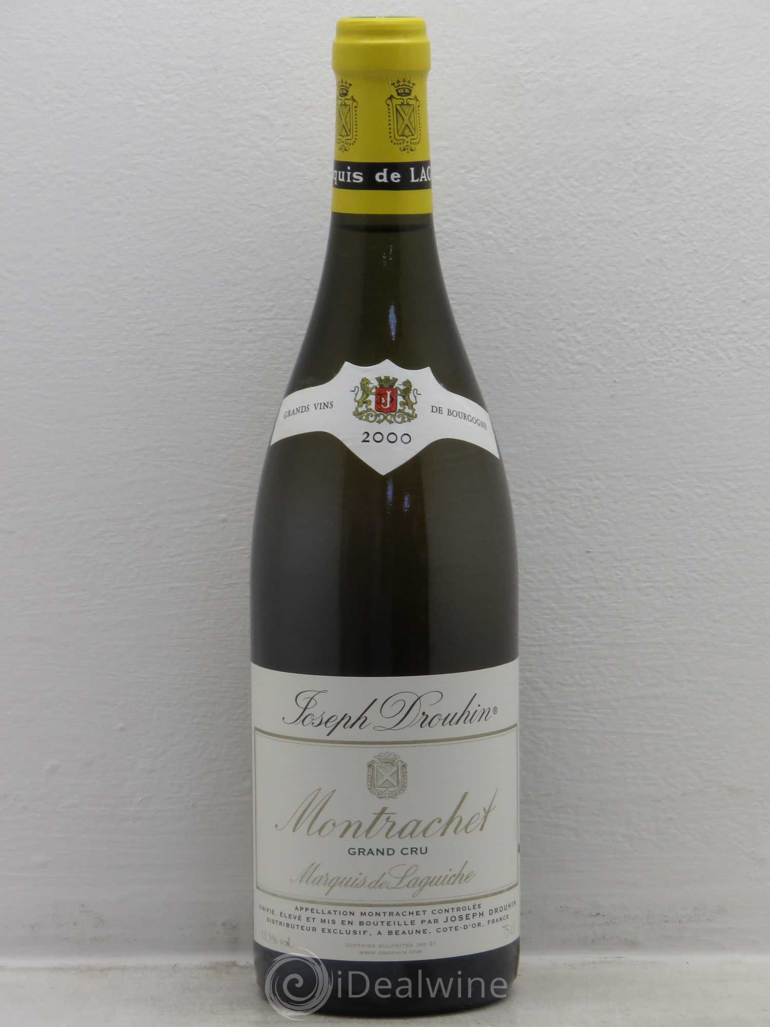 Montrachet Grand Cru Marquis de Laguiche Joseph Drouhin 2000 - Lot de 1 bouteille - 0