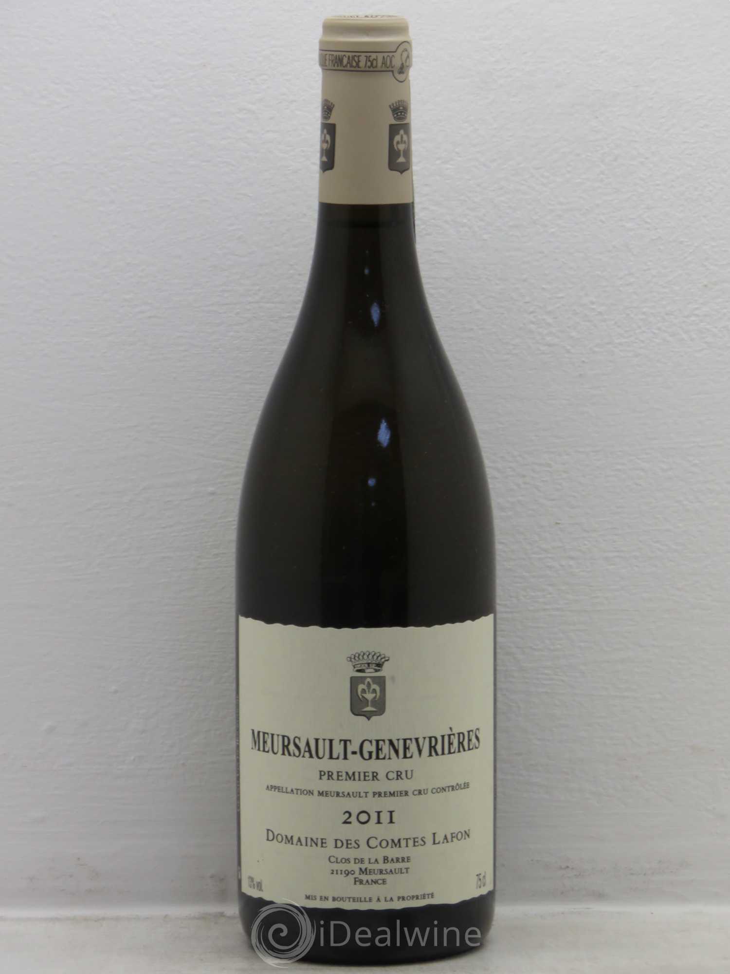 Meursault 1er Cru Genevrières Comtes Lafon (Domaine des) 2011 - Lot de 1 bouteille - 0