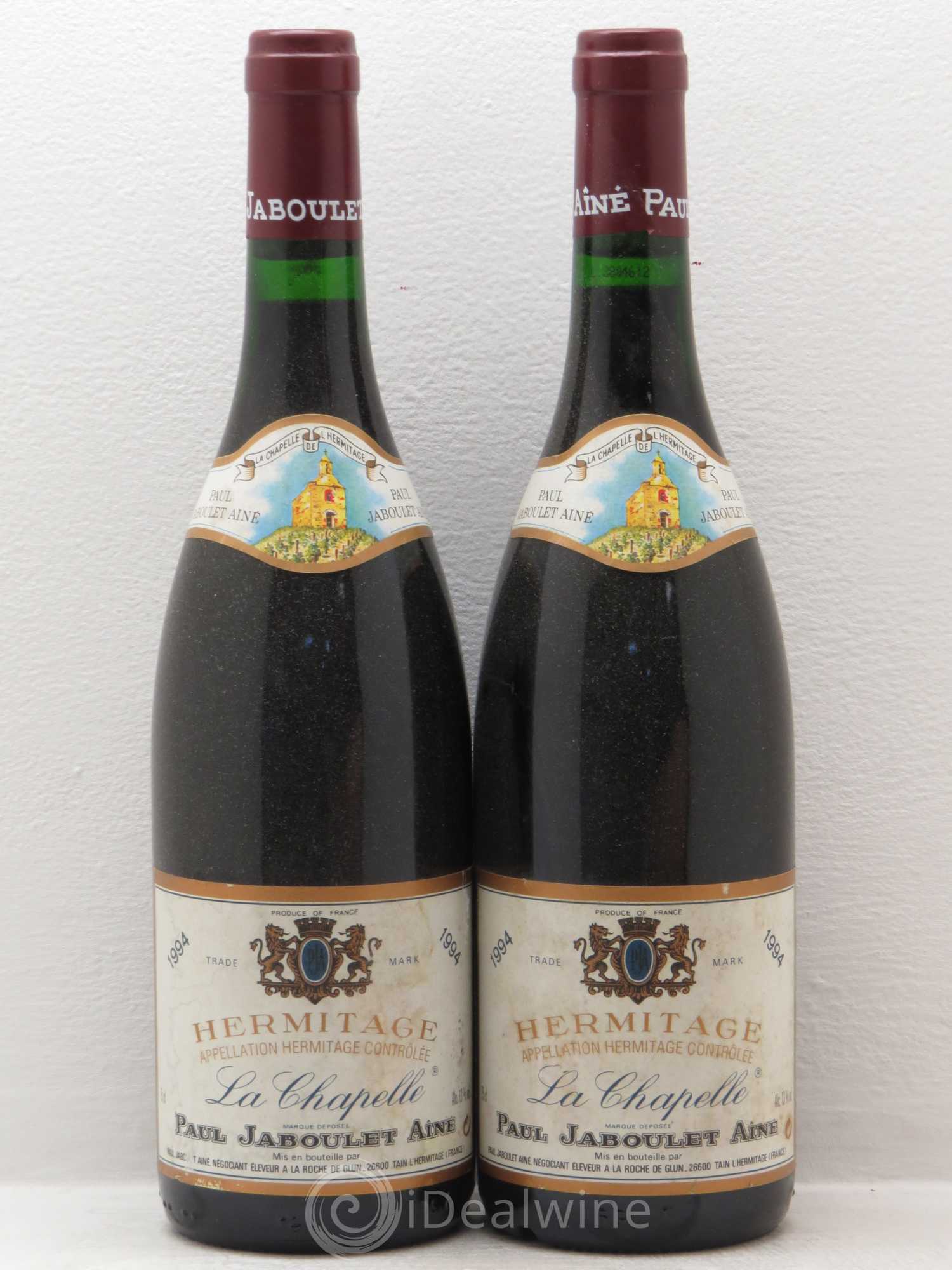 Hermitage La Chapelle Paul Jaboulet Ainé 1994 - Lot de 2 bouteilles - 0