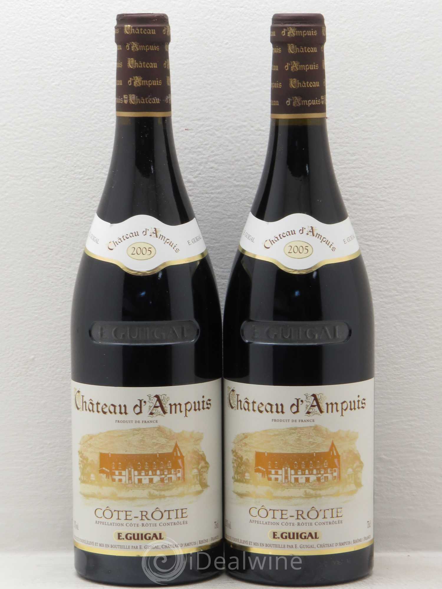 Côte-Rôtie Château d'Ampuis Guigal 2005 - Lot de 2 bouteilles - 0
