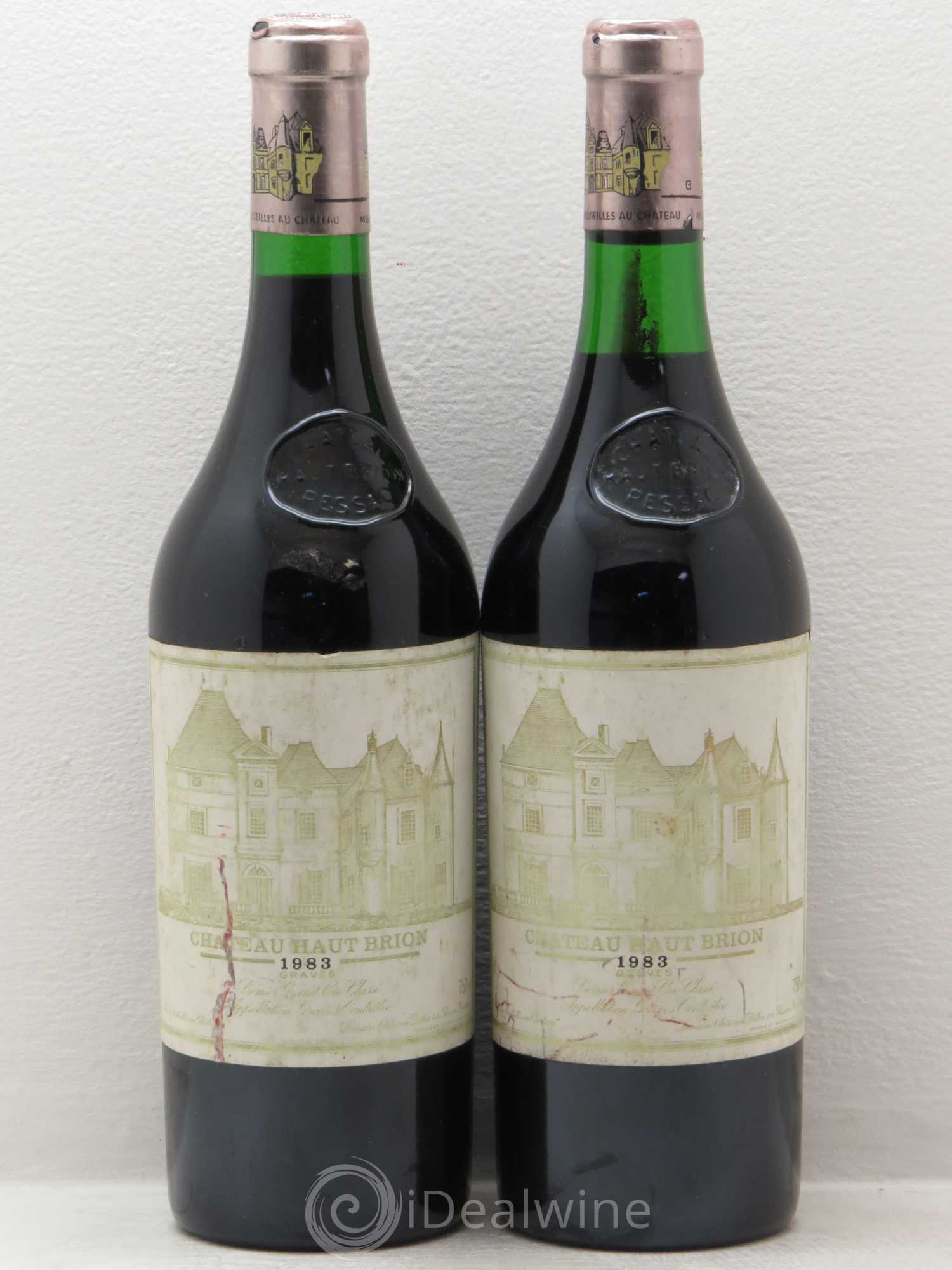 Château Haut Brion 1er Grand Cru Classé 1983 - Lot de 2 bouteilles - 0