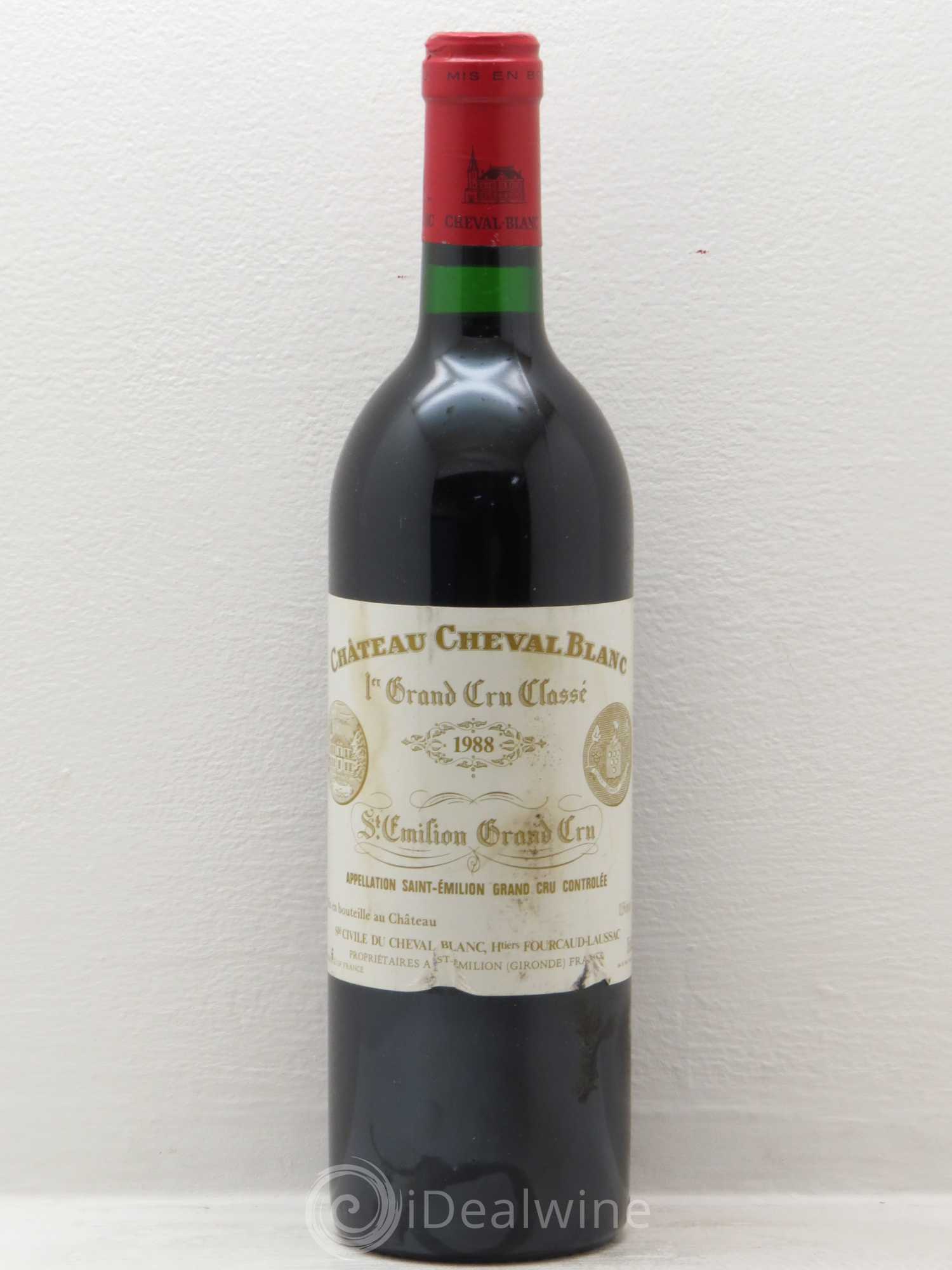Château Cheval Blanc 1er Grand Cru Classé A 1988 - Lot de 1 bouteille - 0