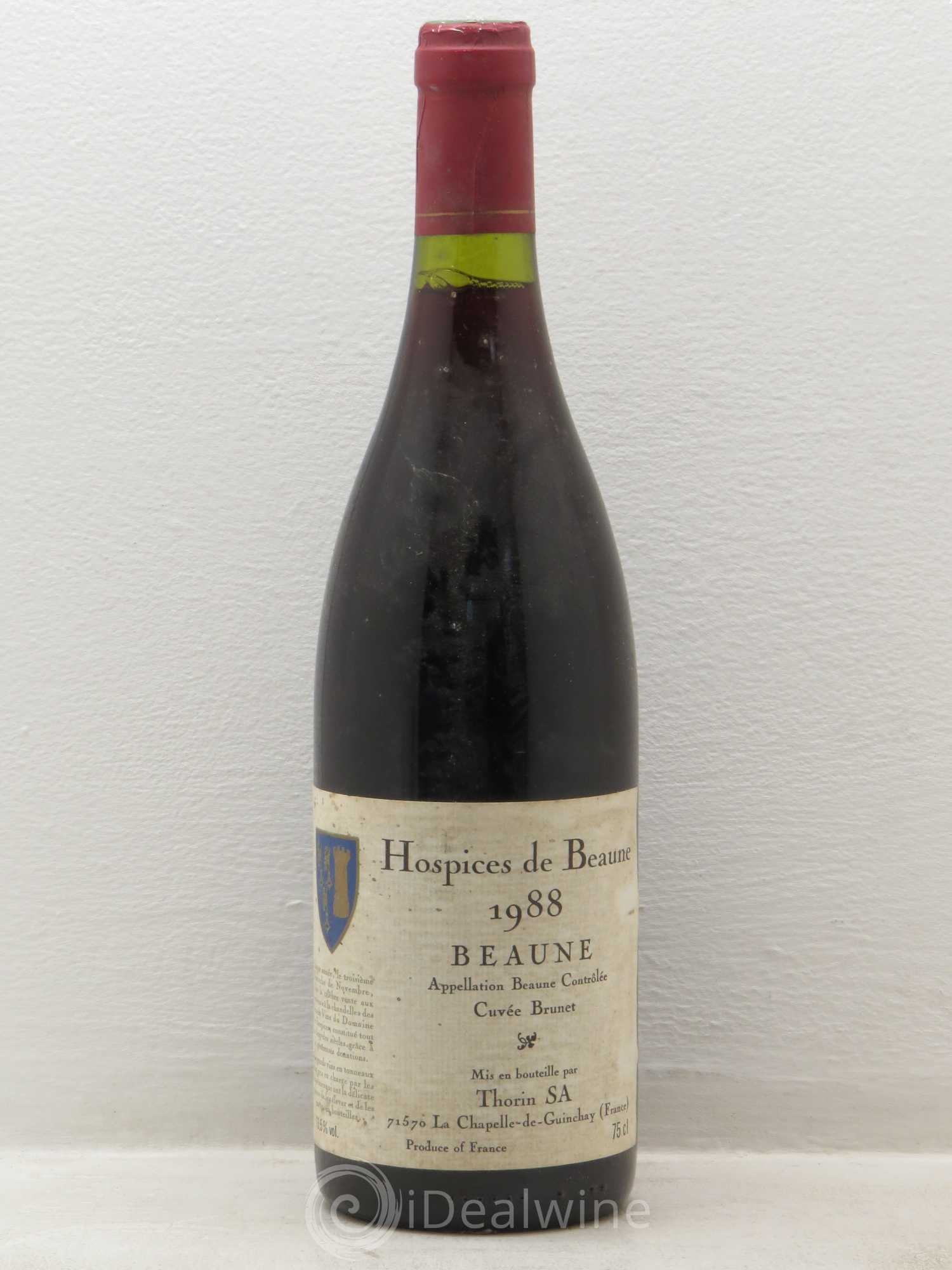 Beaune Thorin Cuvée Brunet 1988 - Posten von 1 Flasche - 0