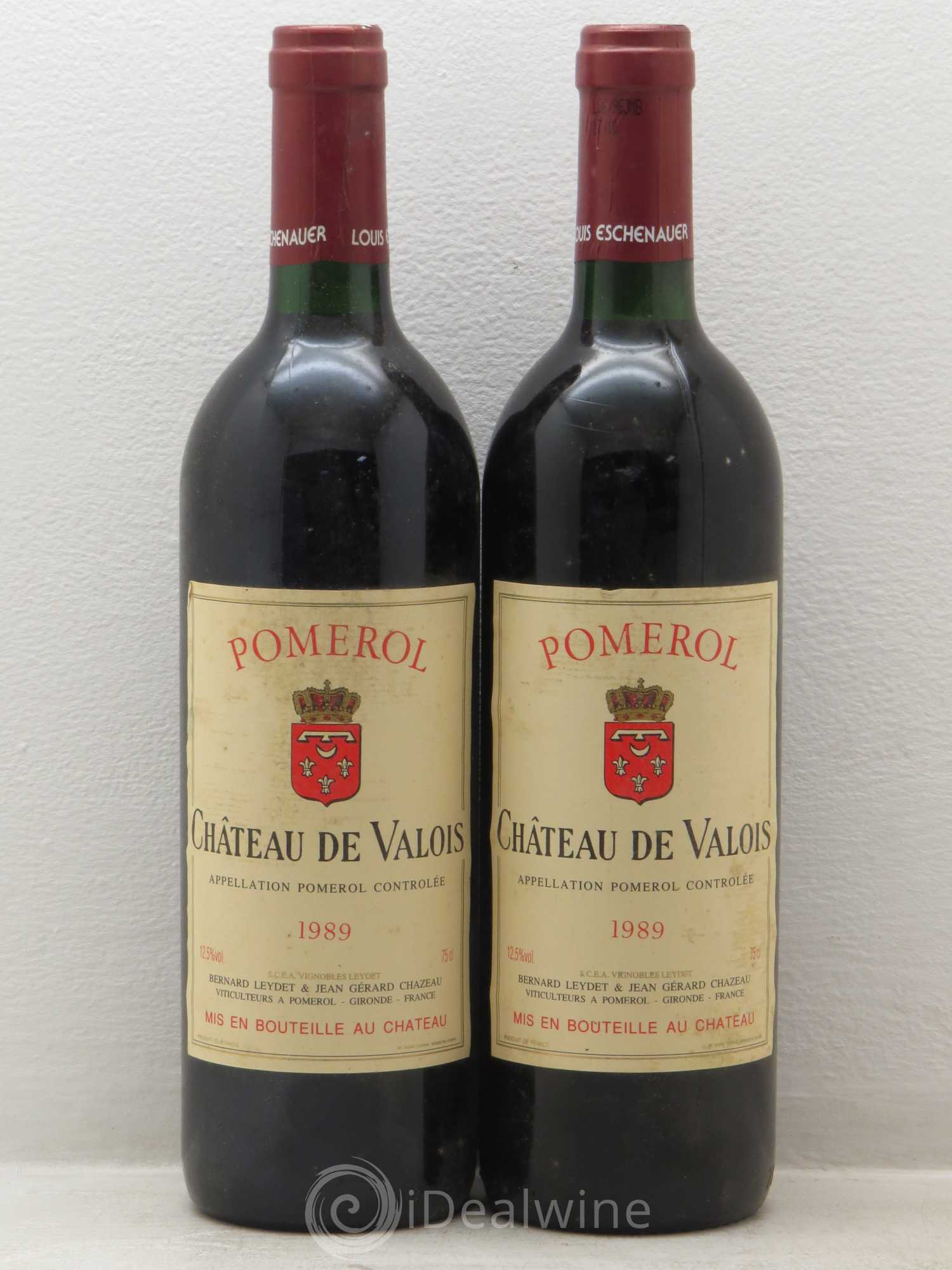Château de Valois 1989 - Lot de 2 bouteilles - 0