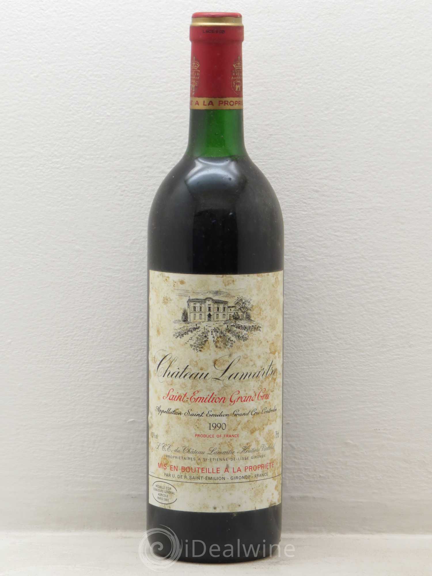 Château Lamartre 1990 - Lot de 1 bouteille - 0