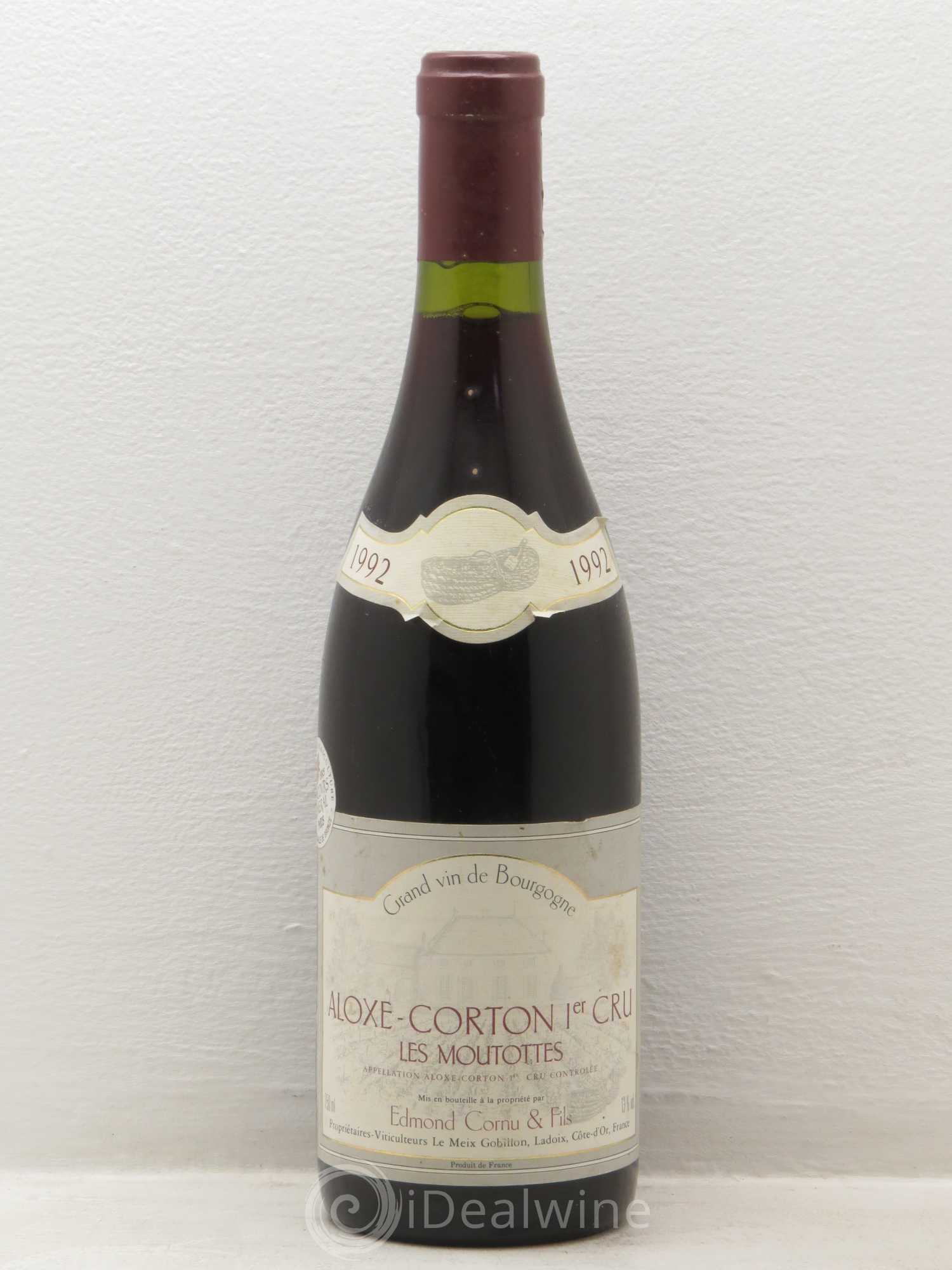 Aloxe-Corton 1er Cru 1992 - Lot de 1 bouteille - 0