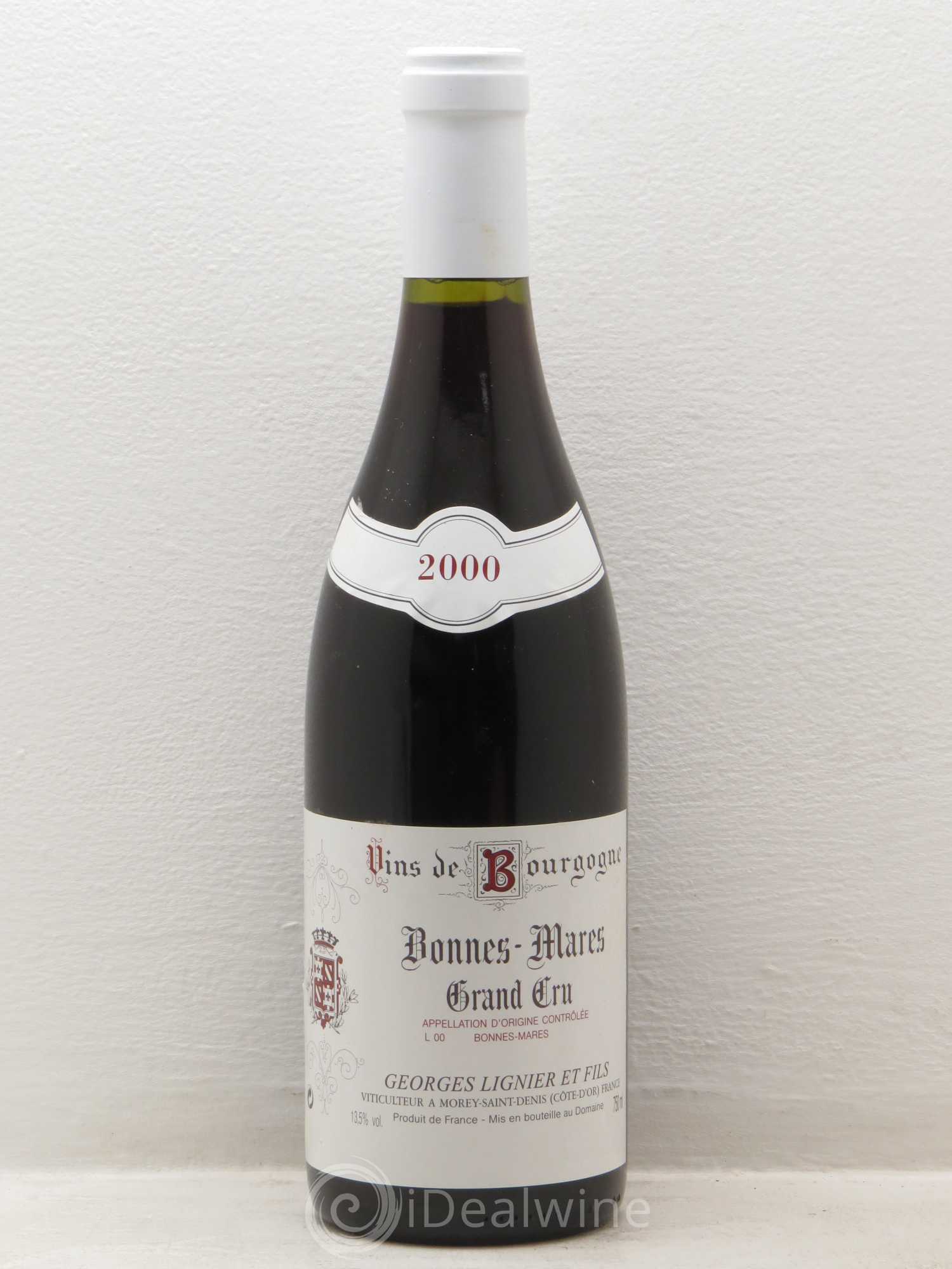 Bonnes-Mares Grand Cru Georges Lignier (Domaine) 2000 - Lot de 6 bouteilles - 0