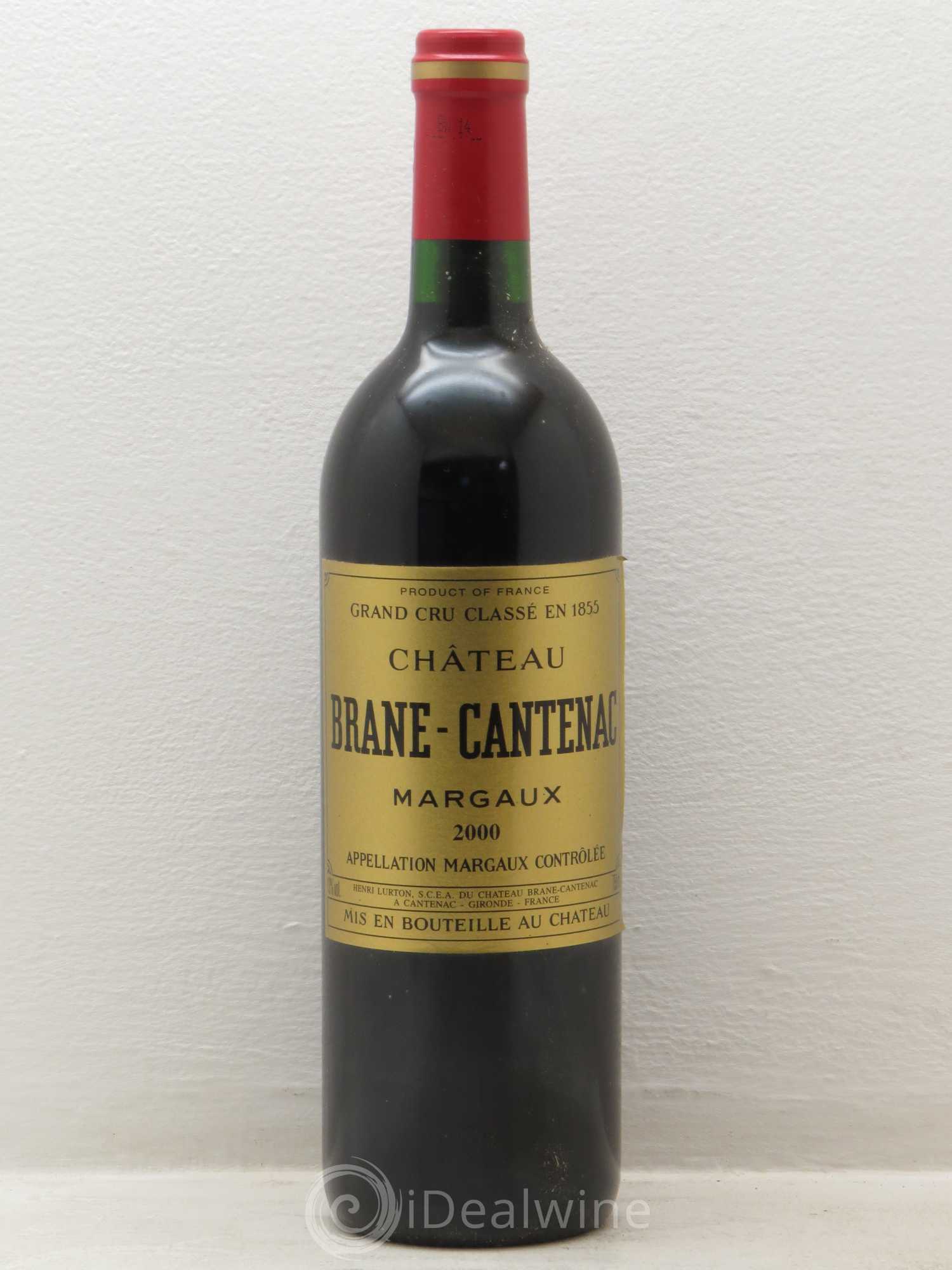 Château Brane Cantenac 2ème Grand Cru Classé 2000 - Lot de 6 bouteilles - 0