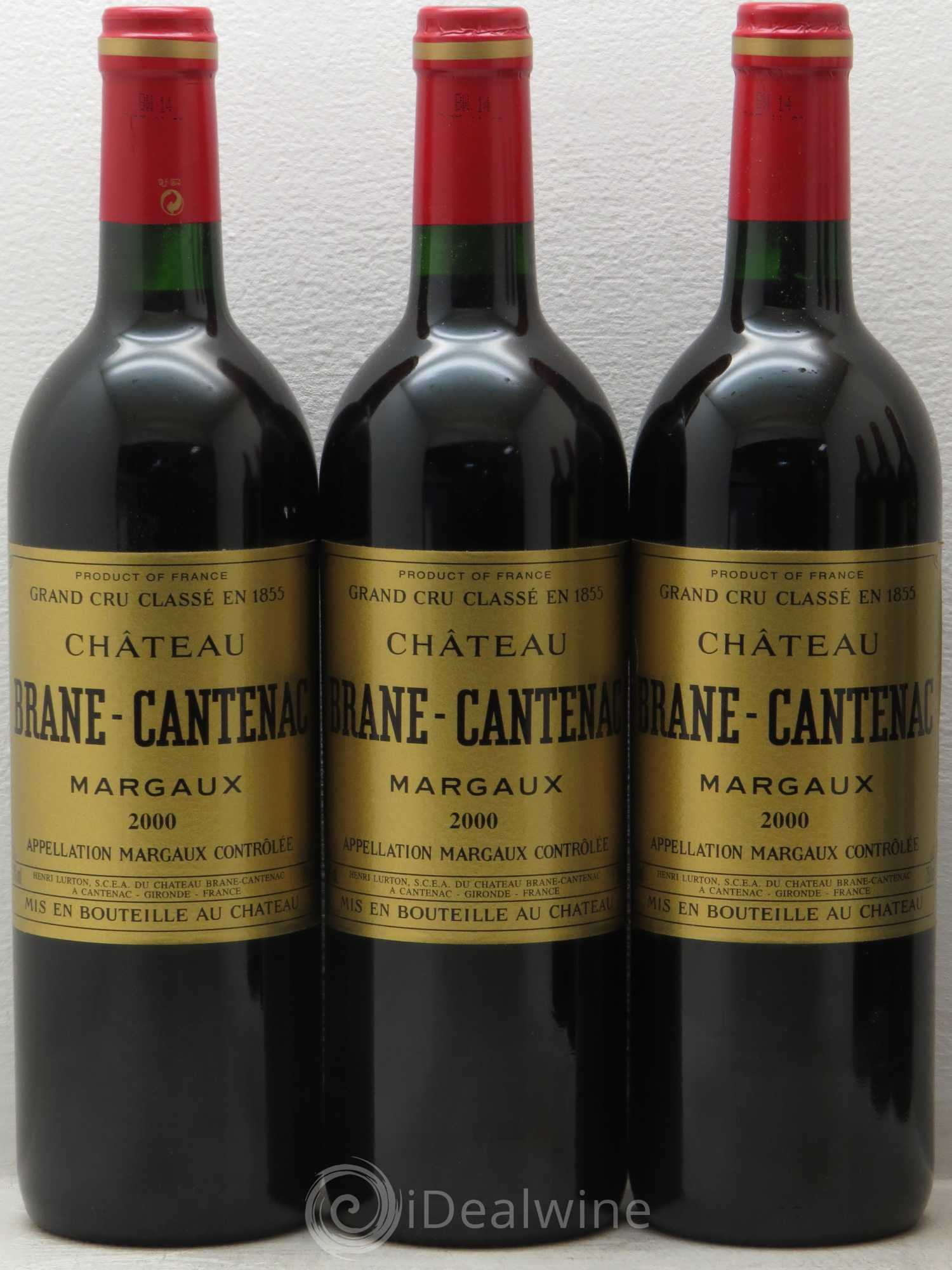 Château Brane Cantenac 2ème Grand Cru Classé 2000 - Lot de 12 bouteilles - 3