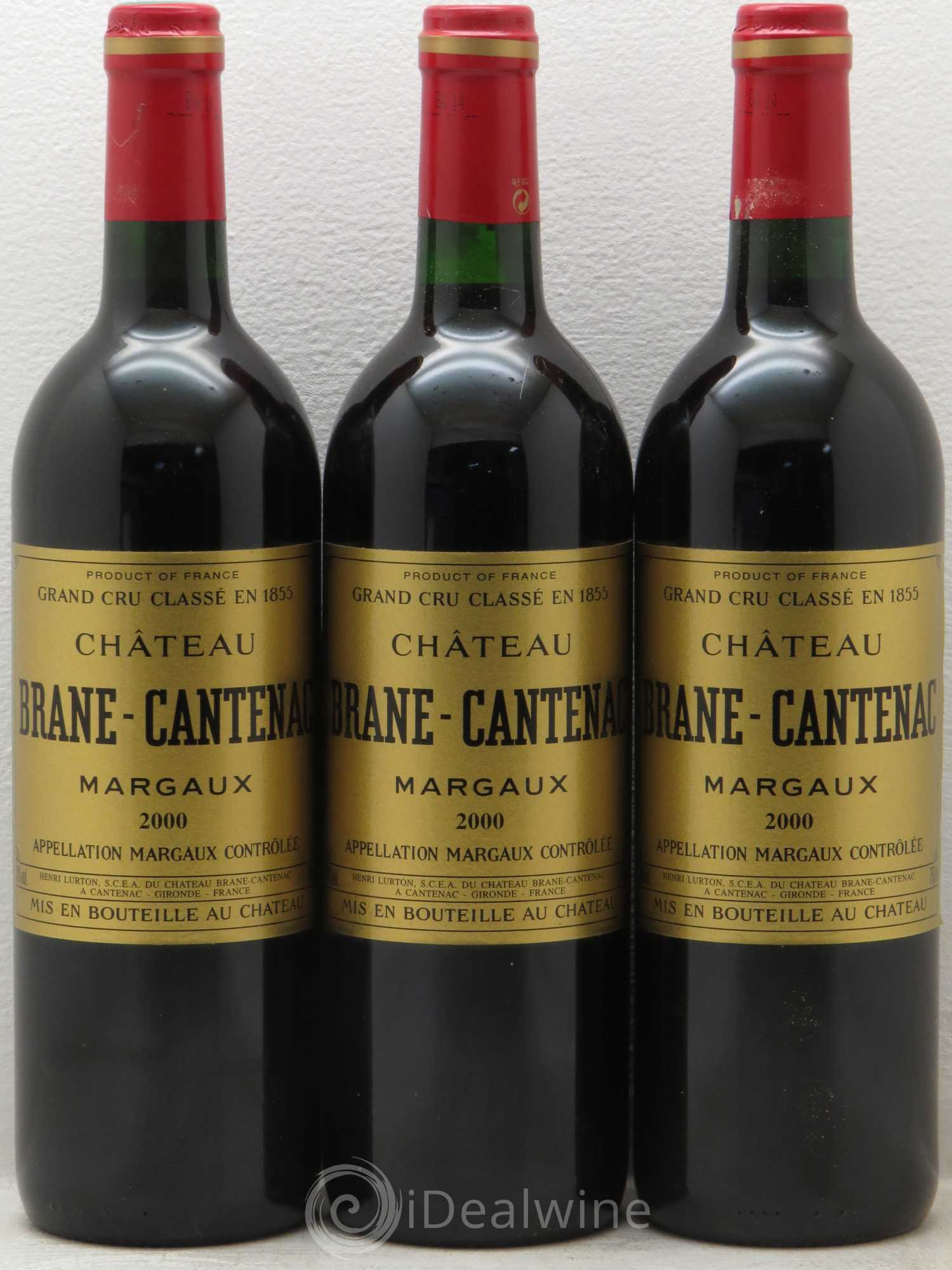 Château Brane Cantenac 2ème Grand Cru Classé 2000 - Lot de 12 bouteilles - 4