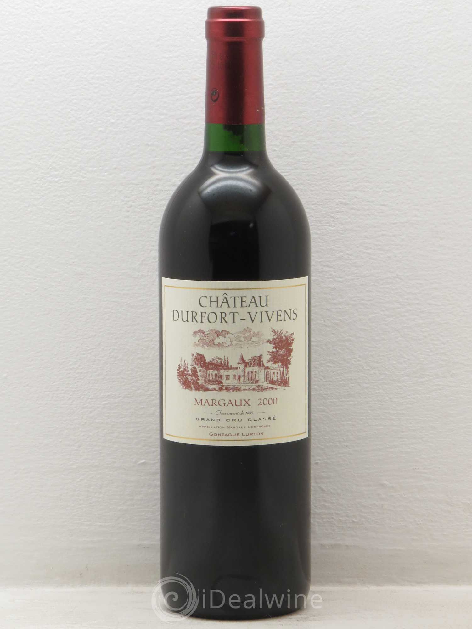 Château Durfort Vivens 2ème Grand Cru Classé 2000 - Lot de 12 bouteilles - 0