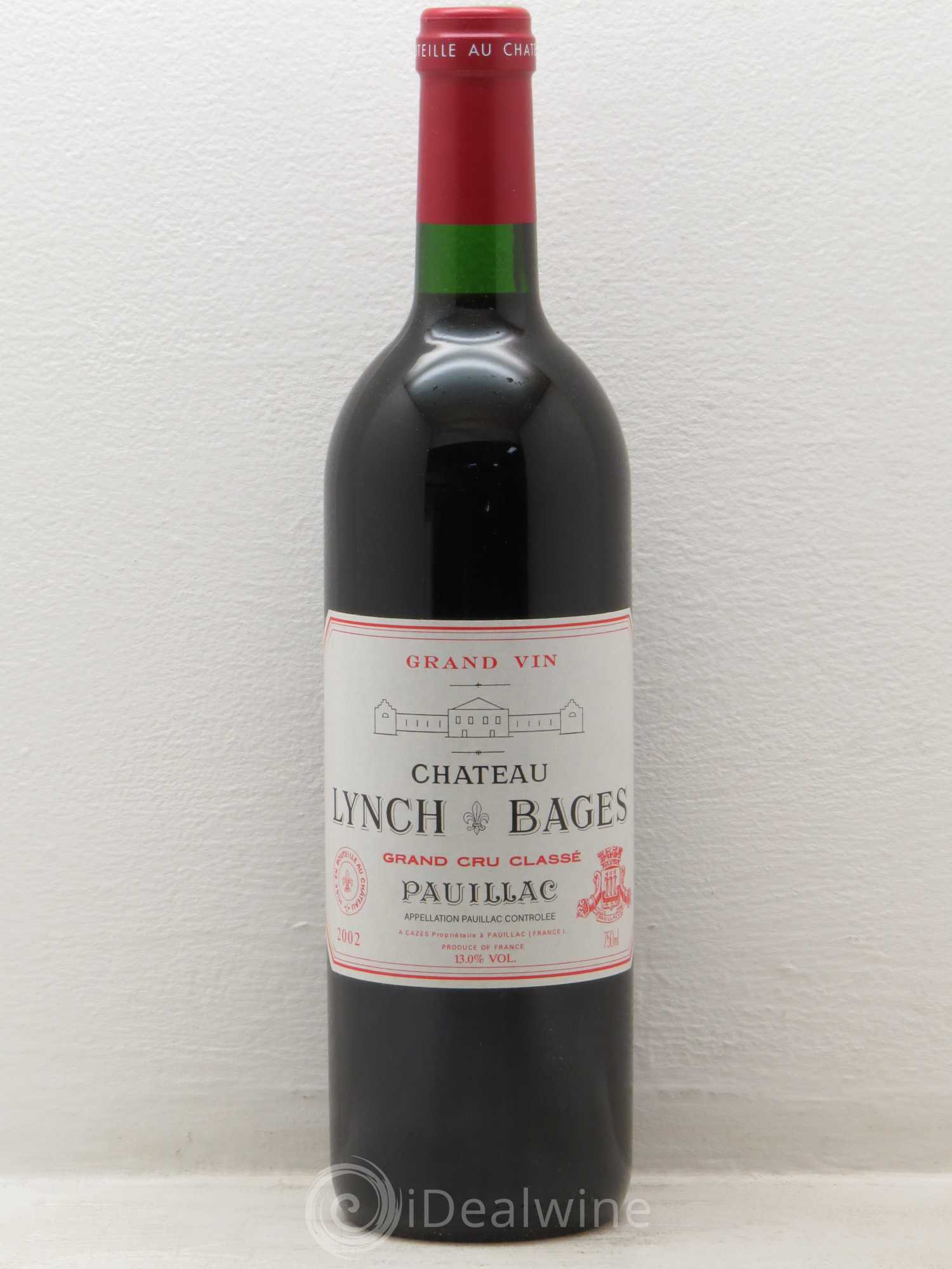 Château Lynch Bages 5ème Grand Cru Classé 2002 - Lot de 6 bouteilles - 0