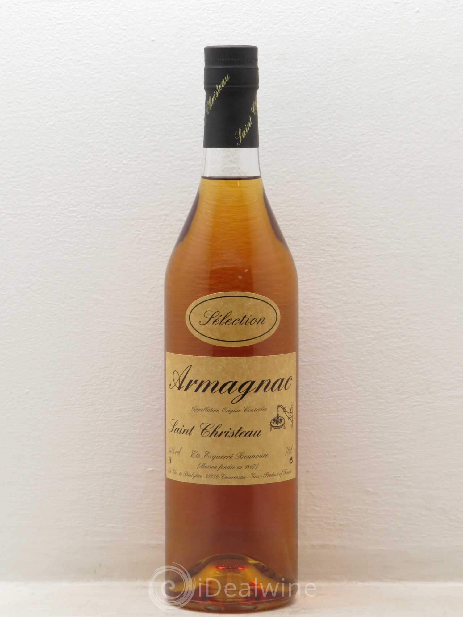 Armagnac Ets Esquerré Bounoure Saint Christeau Sélection - Posten von 1 Flasche - 0