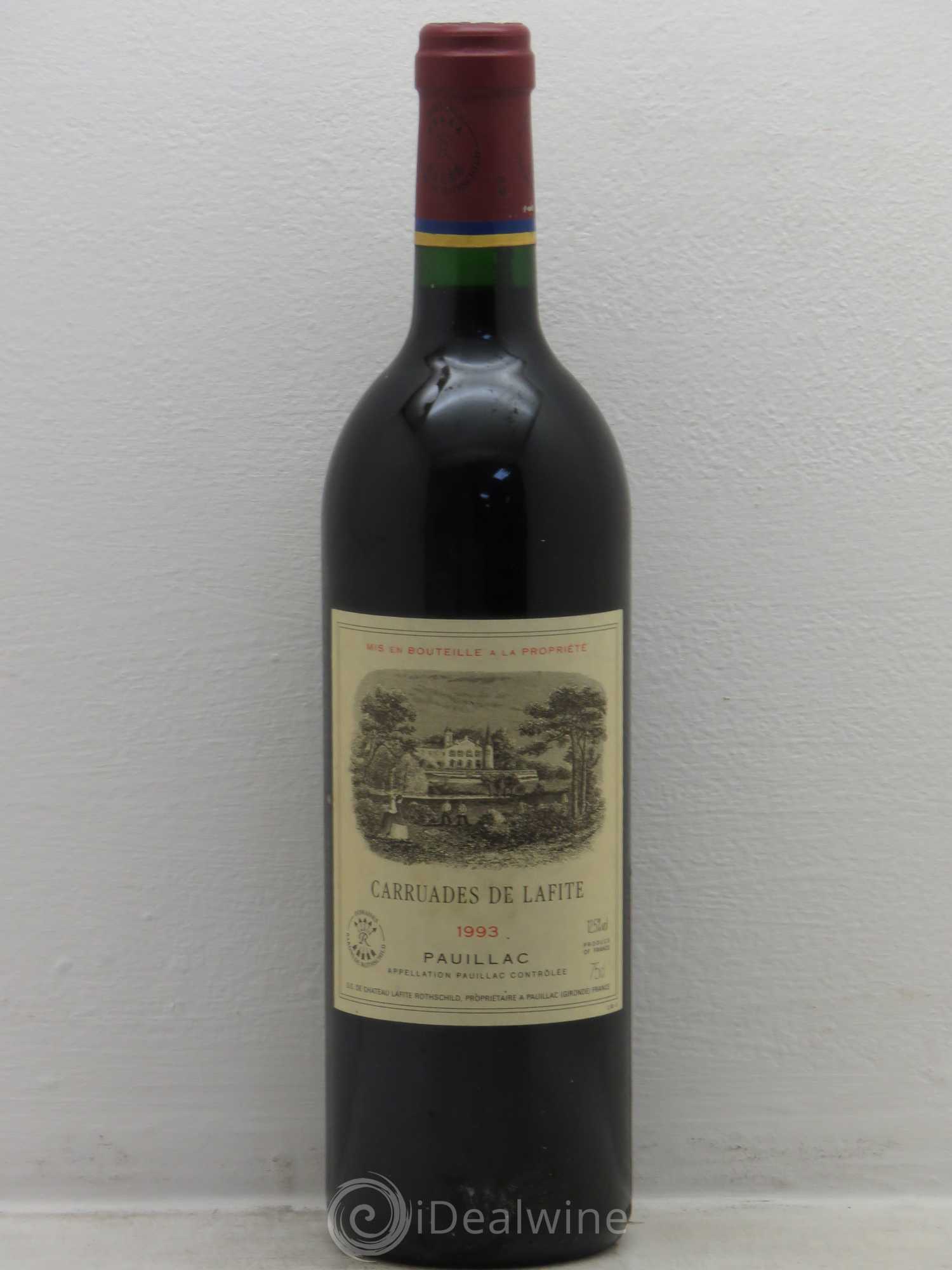 Carruades de Lafite Rothschild Second Vin 1993 - Lot de 1 bouteille - 0