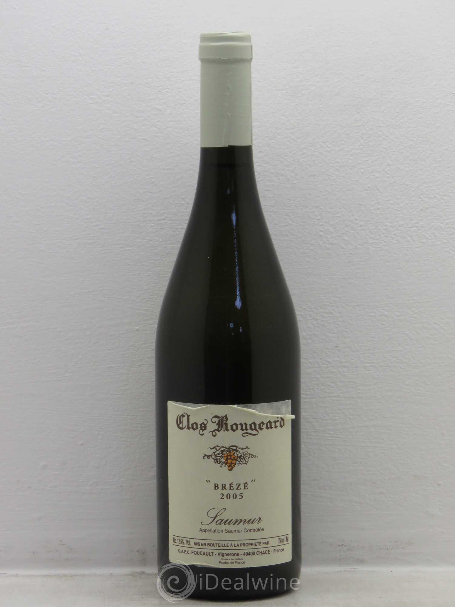 Saumur Brézé Clos Rougeard 2005 - Lot de 1 bouteille - 0