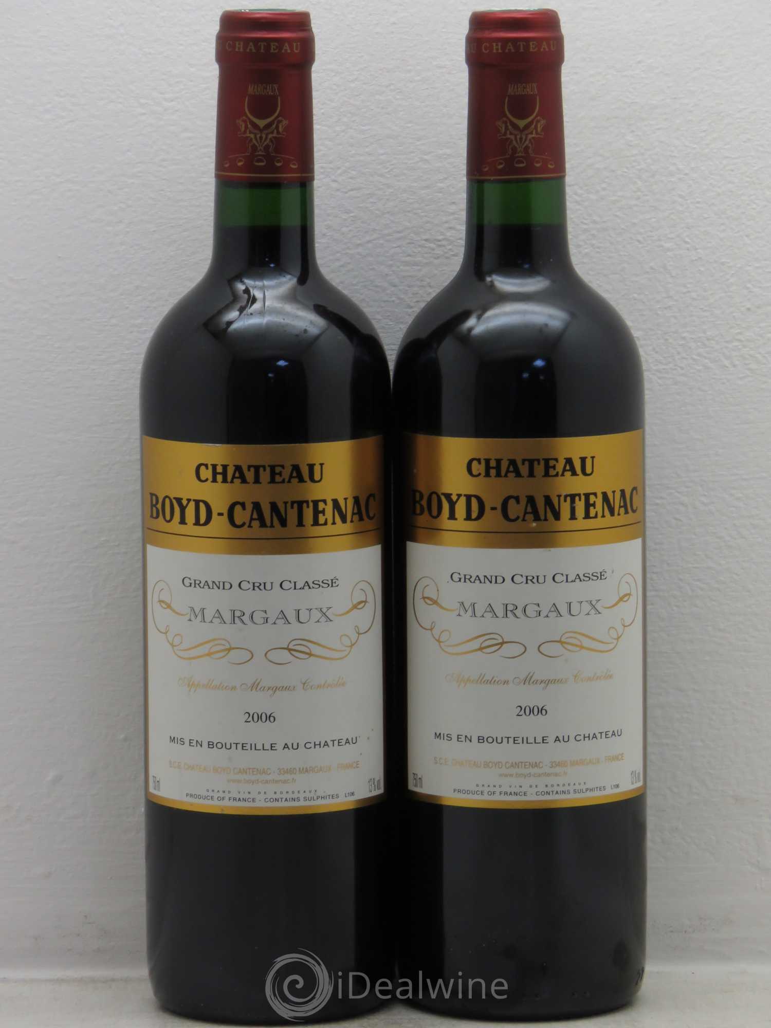 Château Boyd Cantenac 3ème Grand Cru Classé 2006 - Lot de 2 bouteilles - 0