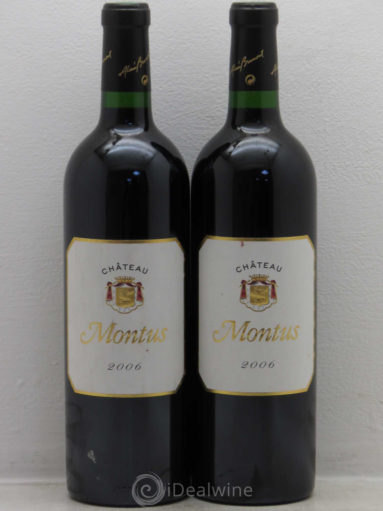 Madiran Château Montus Alain Brumont 2006 - Lot de 2 bouteilles - 0