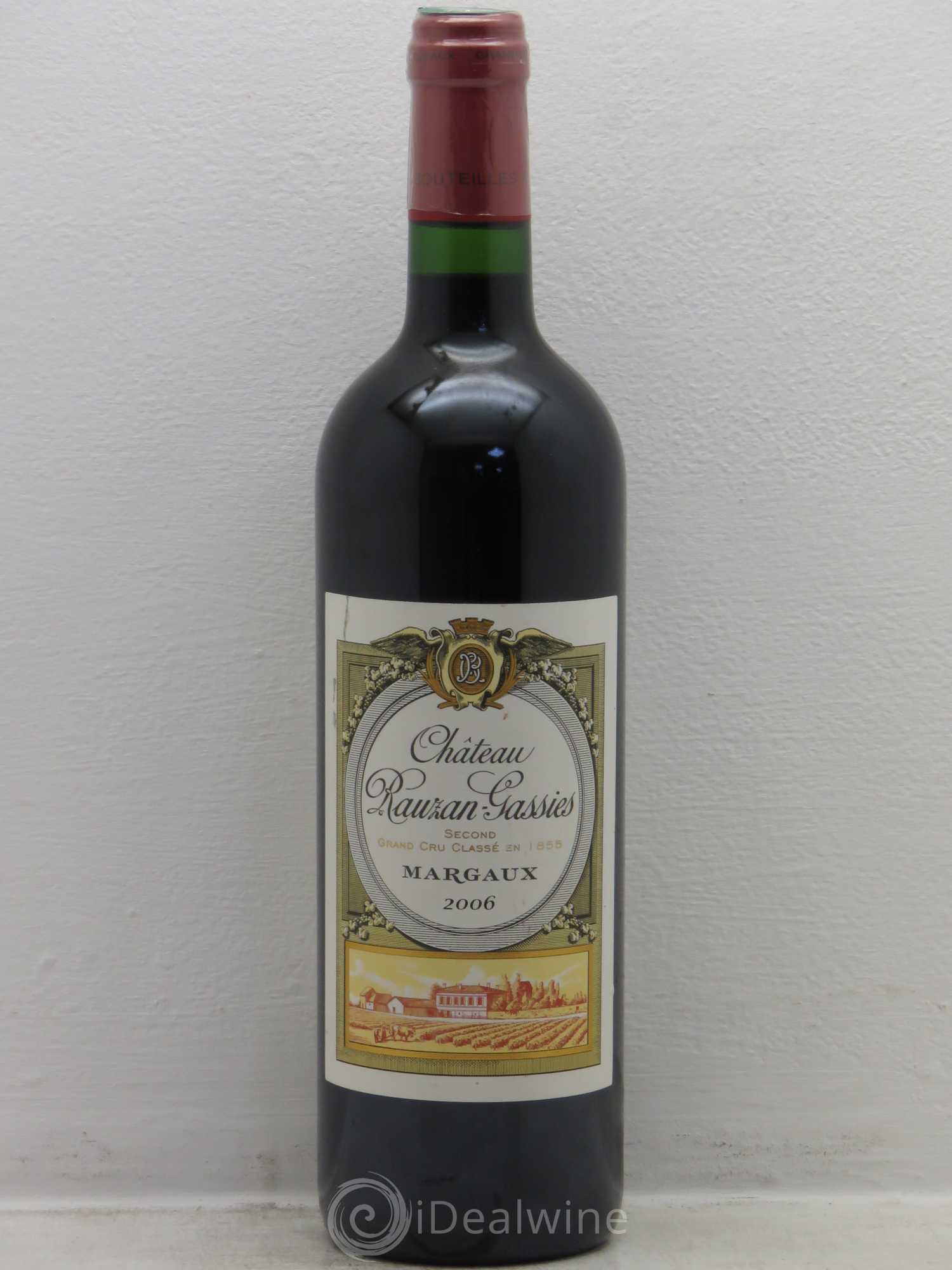 Château Rauzan-Gassies 2ème Grand Cru Classé 2006 - Lot de 1 bouteille - 0
