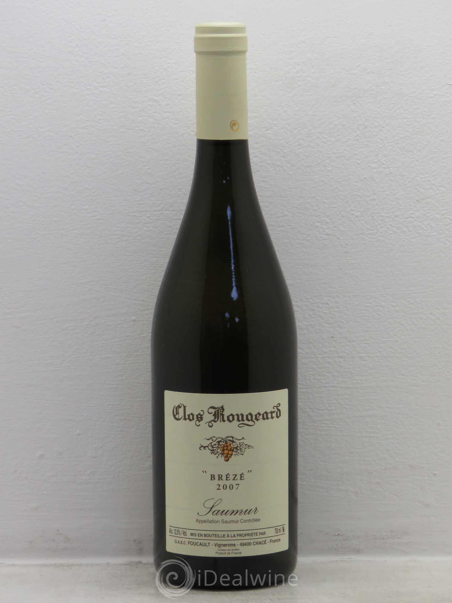 Saumur Brézé Clos Rougeard 2007 - Lot de 1 bouteille - 0