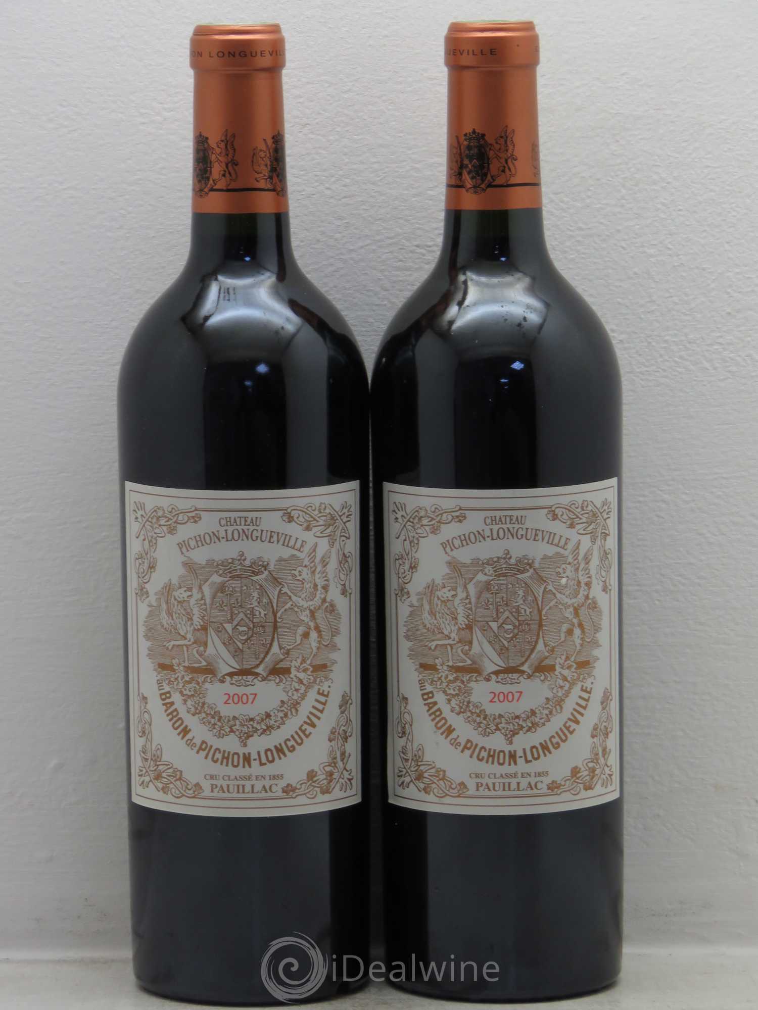 Pichon Longueville Baron 2ème Grand Cru Classé 2007 - Lot de 2 bouteilles - 0