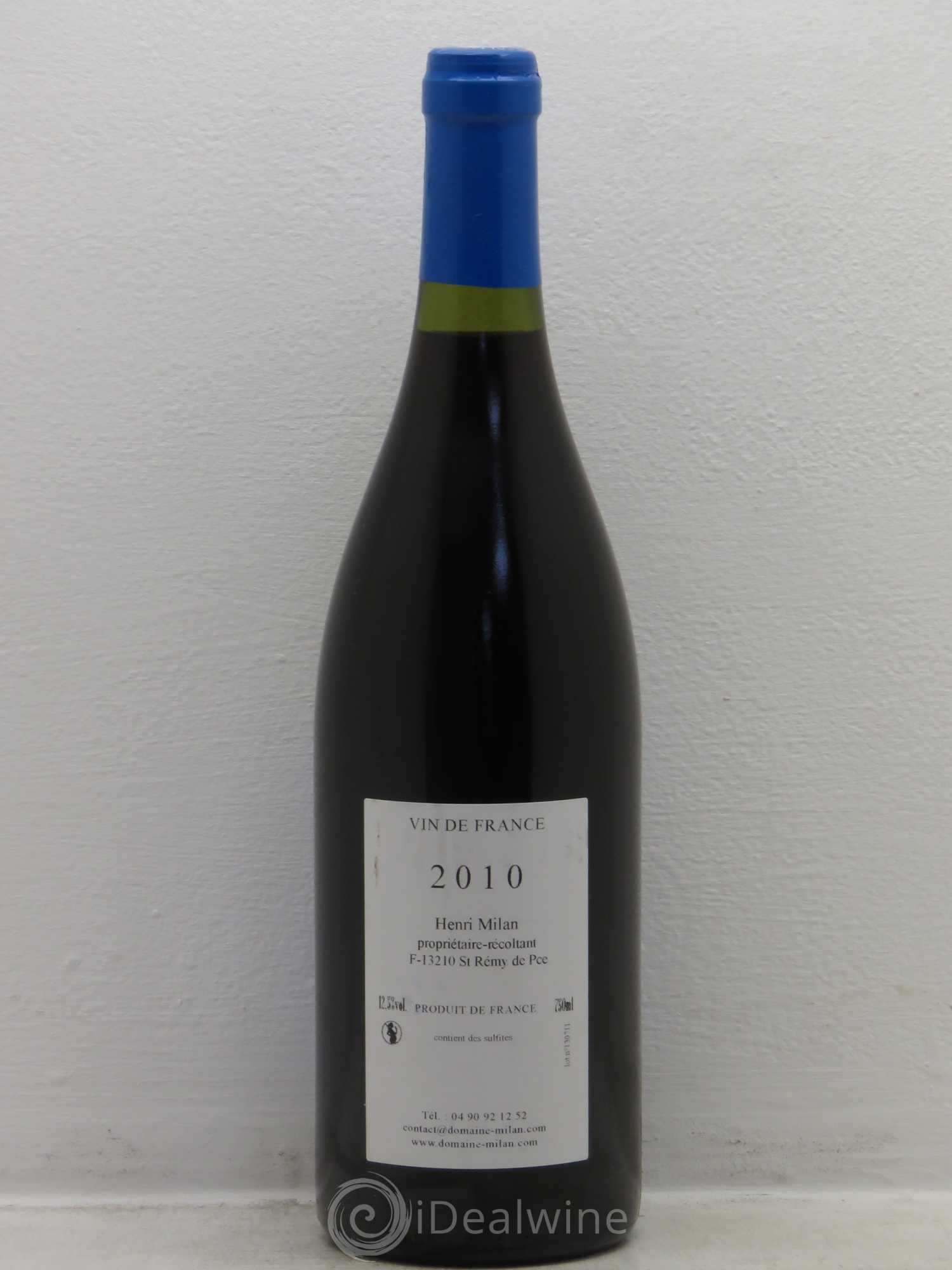Vin de France Le Jardin Henri Milan 2010 - Lot de 1 bouteille - 1