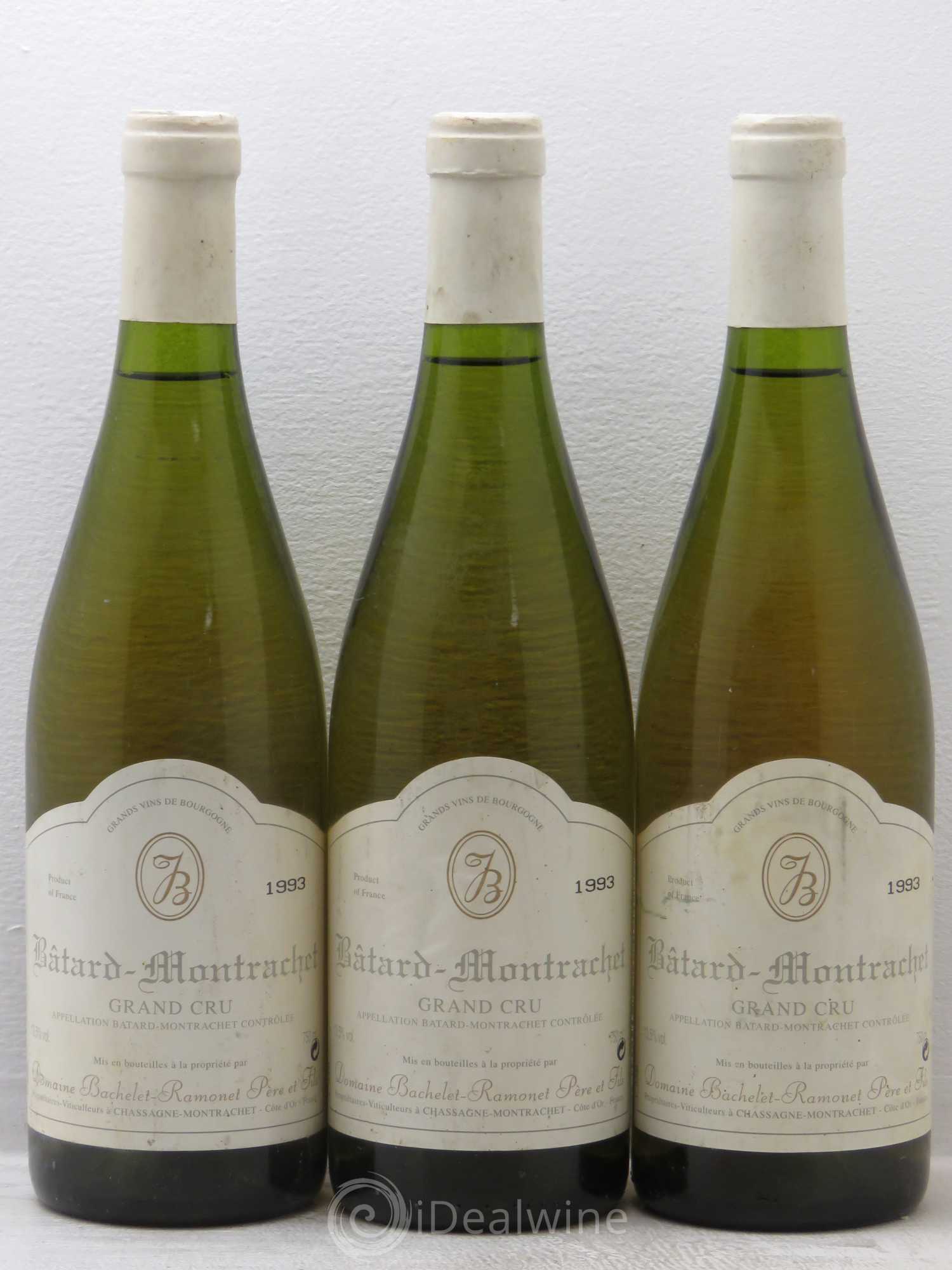 Bâtard-Montrachet Grand Cru Bachelet-Ramonet (Domaine) 1993 - Lot de 3 bouteilles - 0