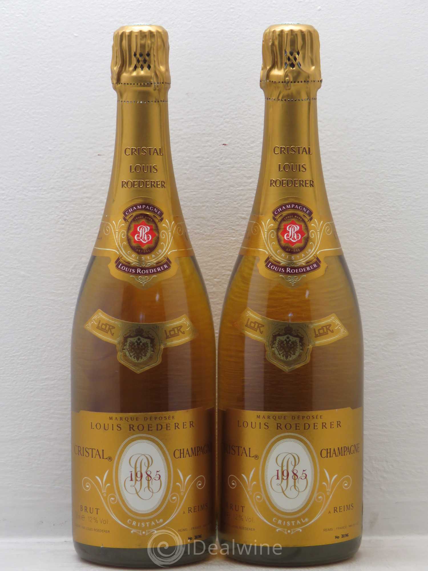 Cristal Louis Roederer 1985 - Lot de 2 bouteilles - 0