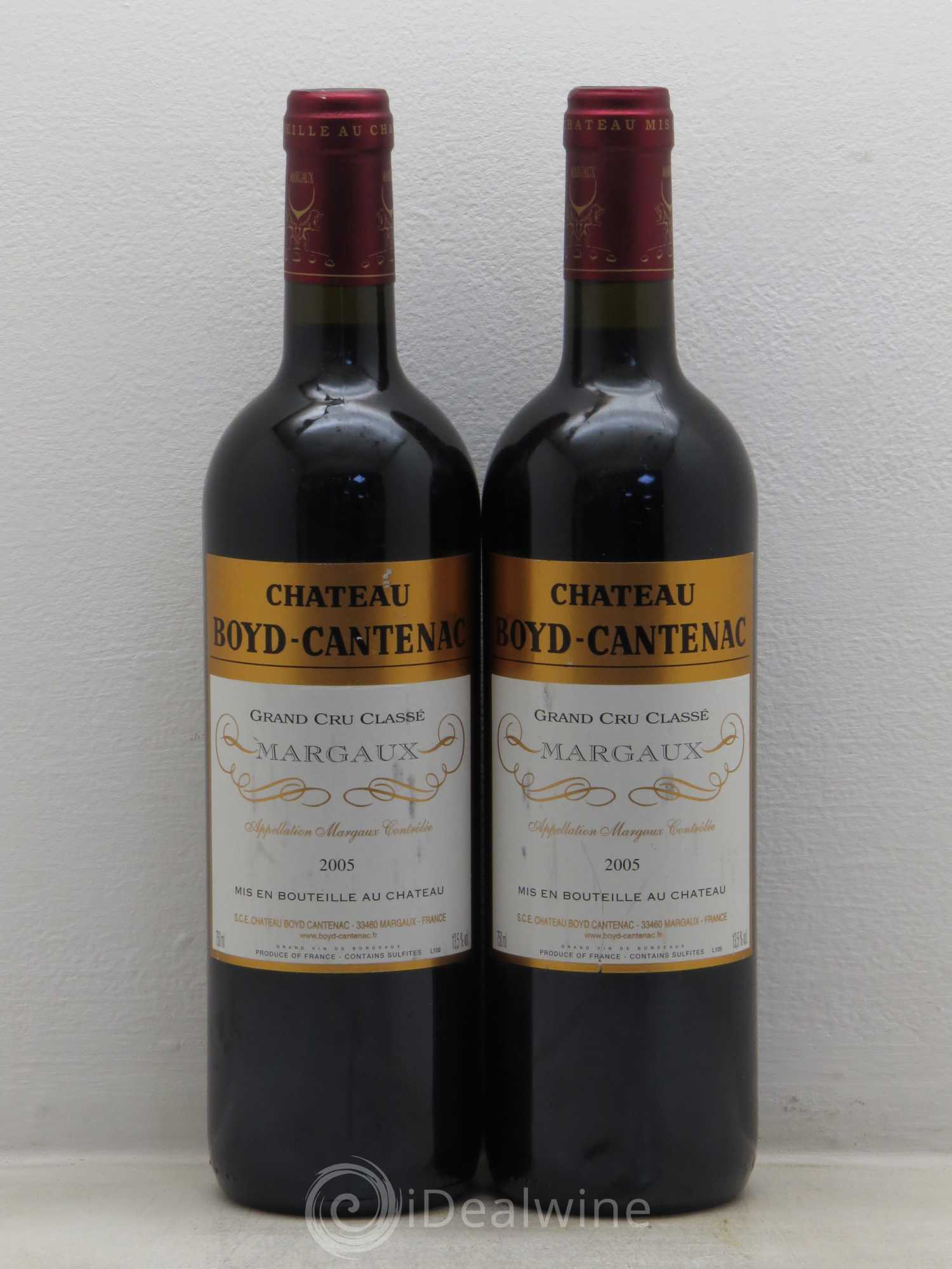 Château Boyd Cantenac 3ème Grand Cru Classé 2005 - Lot de 2 bouteilles - 0