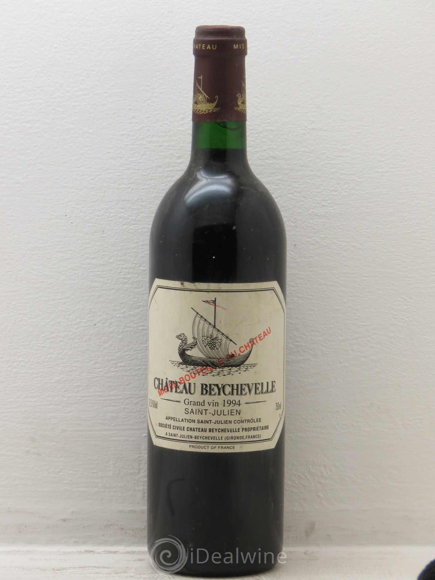 Château Beychevelle 4ème Grand Cru Classé 1994 - Lot de 1 bouteille - 0