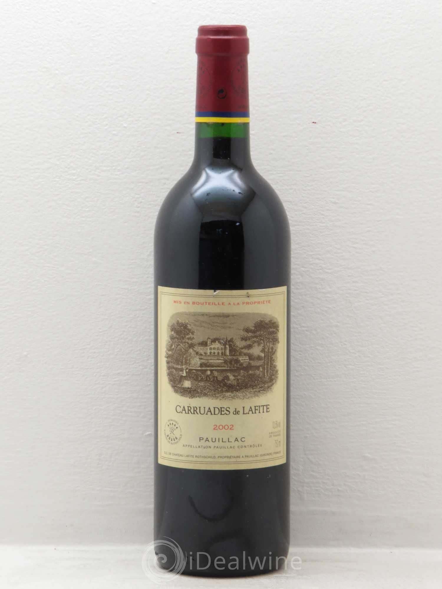 Carruades de Lafite Rothschild Second Vin 2002 - Lot de 1 bouteille - 0