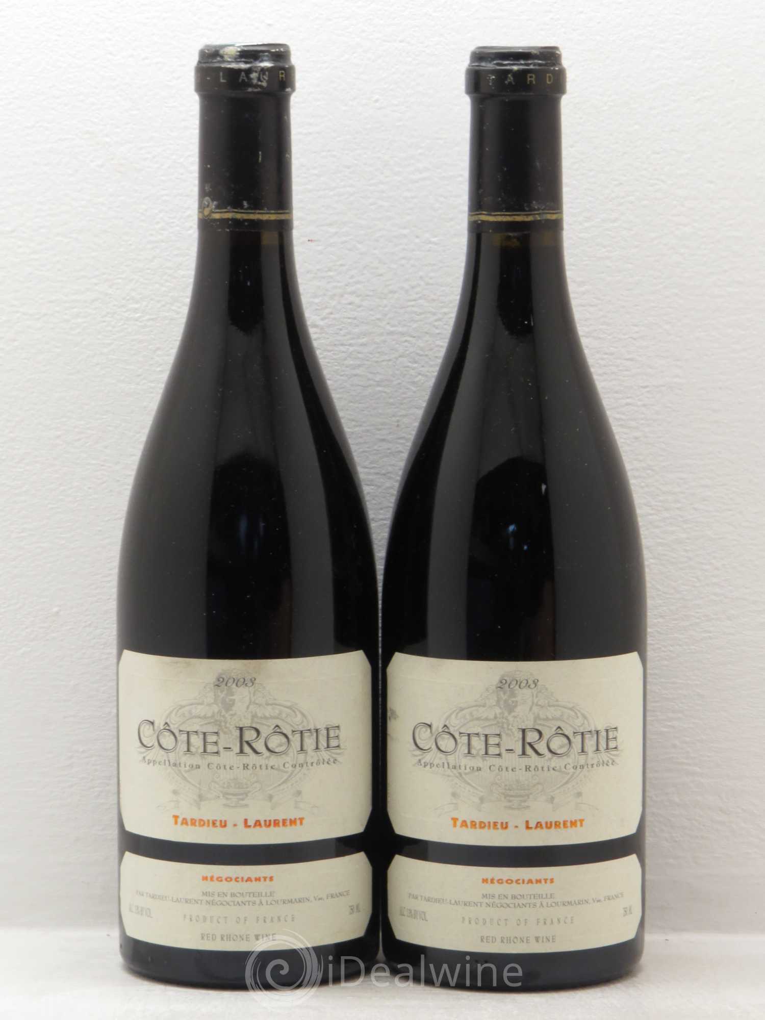 Côte-Rôtie Maison Tardieu-Laurent 2003 - Lot de 2 bouteilles - 0