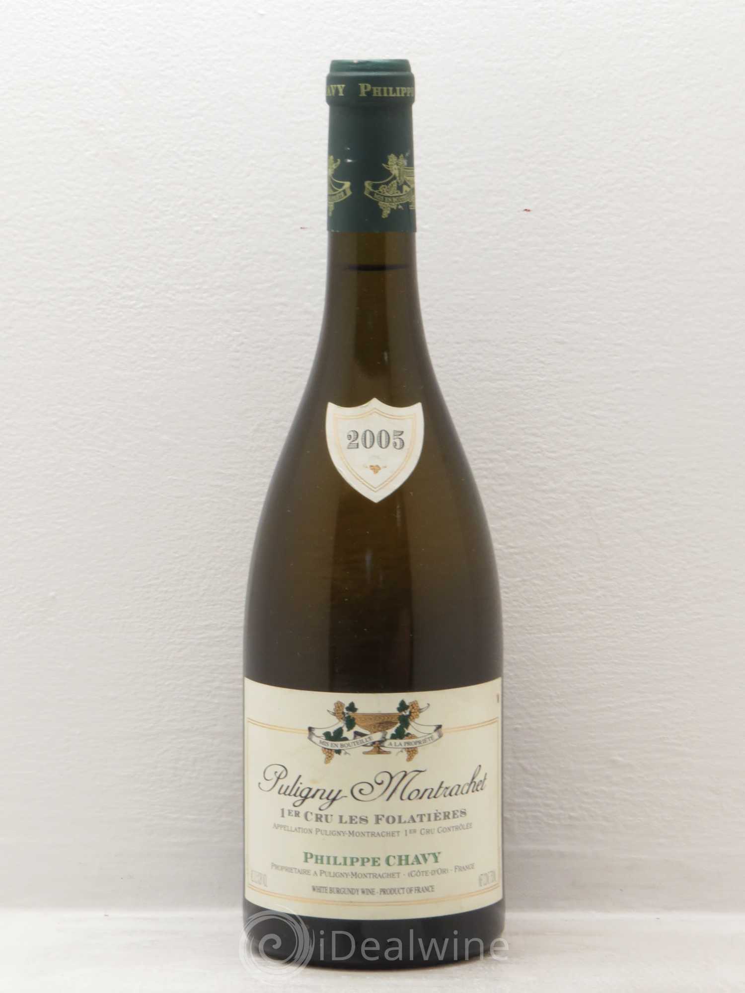 Puligny-Montrachet 1er Cru Domaine Chavy 2005 - Posten von 1 Flasche - 0