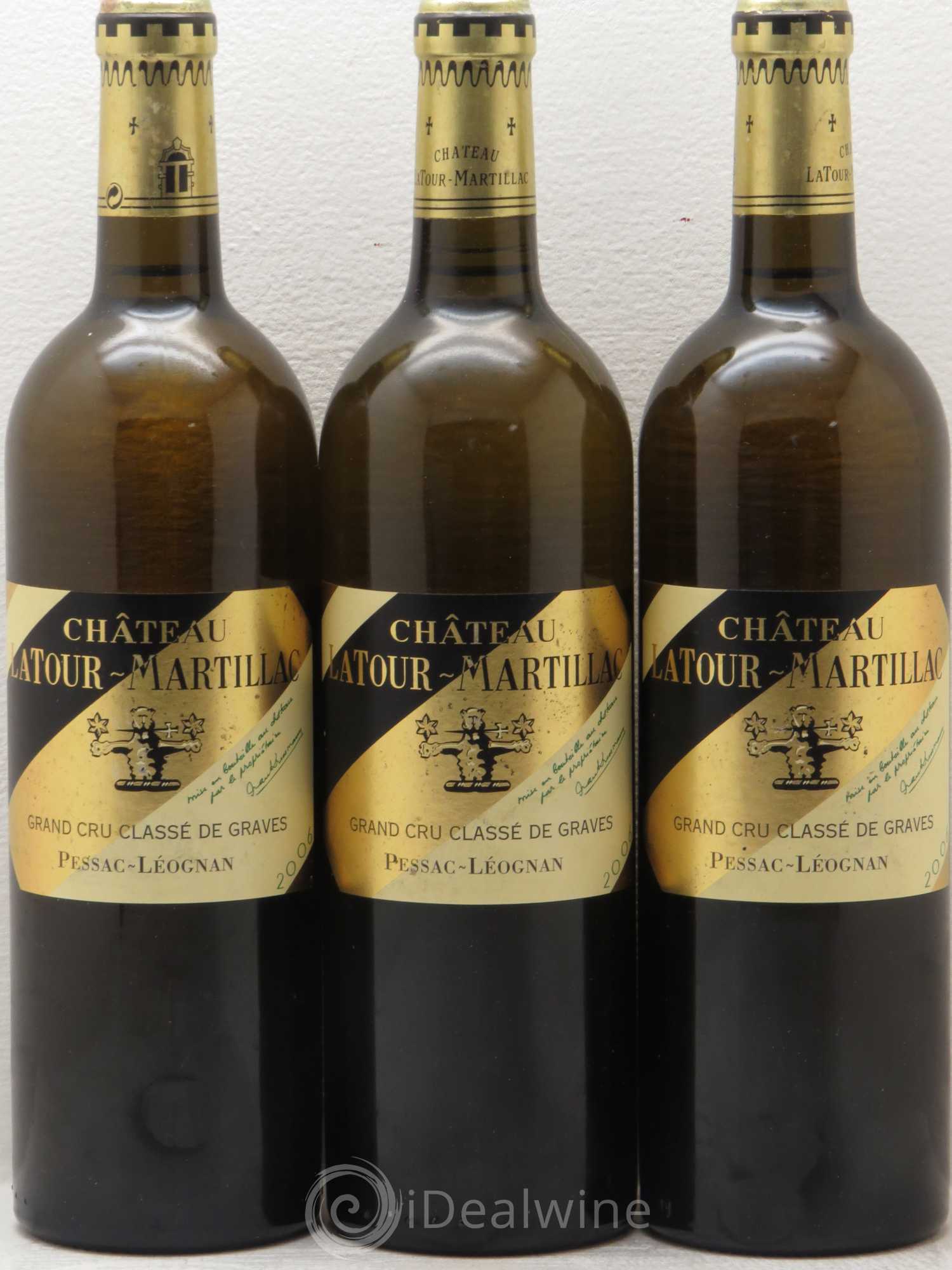 Château Latour-Martillac Cru Classé de Graves 2006 - Lot de 3 bouteilles - 0