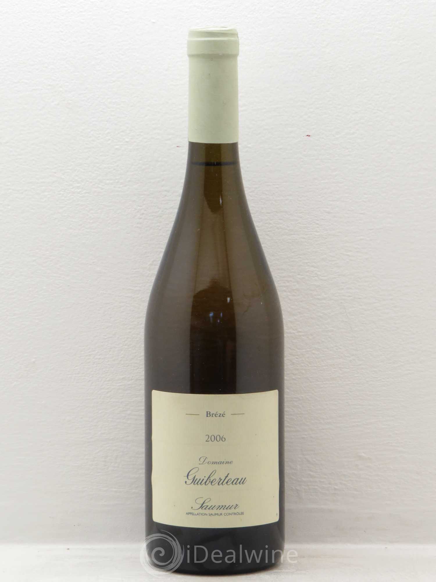 Saumur Brézé Domaine Guiberteau 2006 - Lot de 1 bouteille - 0