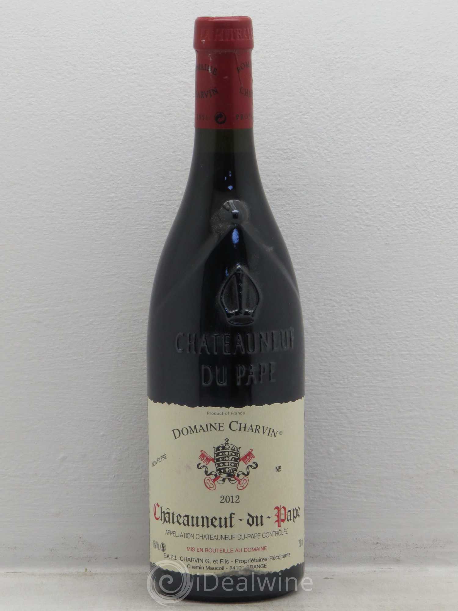 Châteauneuf-du-Pape Charvin (Domaine) 2012 - Lot de 6 bouteilles - 0