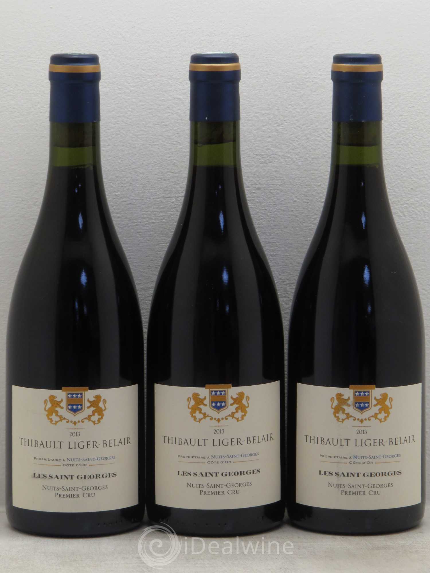 Nuits-Saint-Georges 1er Cru Les Saint-Georges Thibault Liger-Belair 2013 - Lot de 3 bouteilles - 0