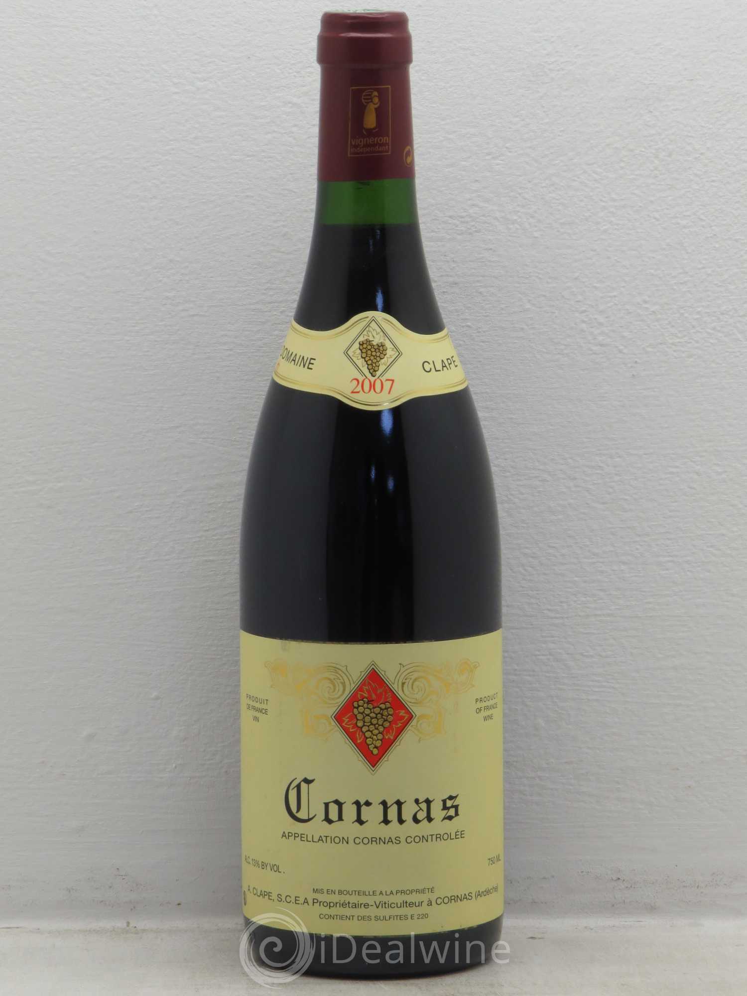 Cornas Auguste Clape 2007 - Lot de 1 bouteille - 0