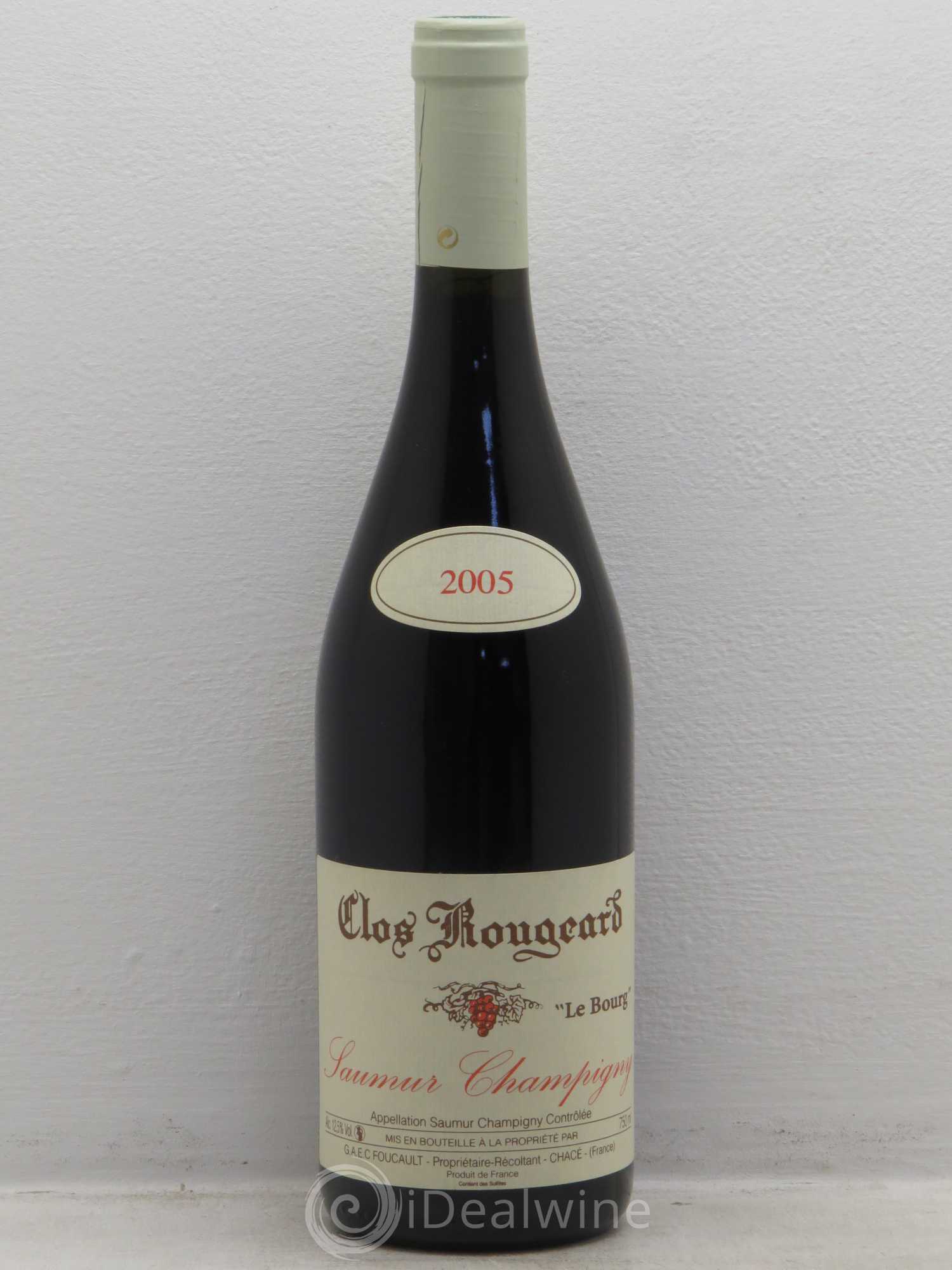 Saumur-Champigny Le Bourg Clos Rougeard 2005 - Lot de 1 bouteille - 0