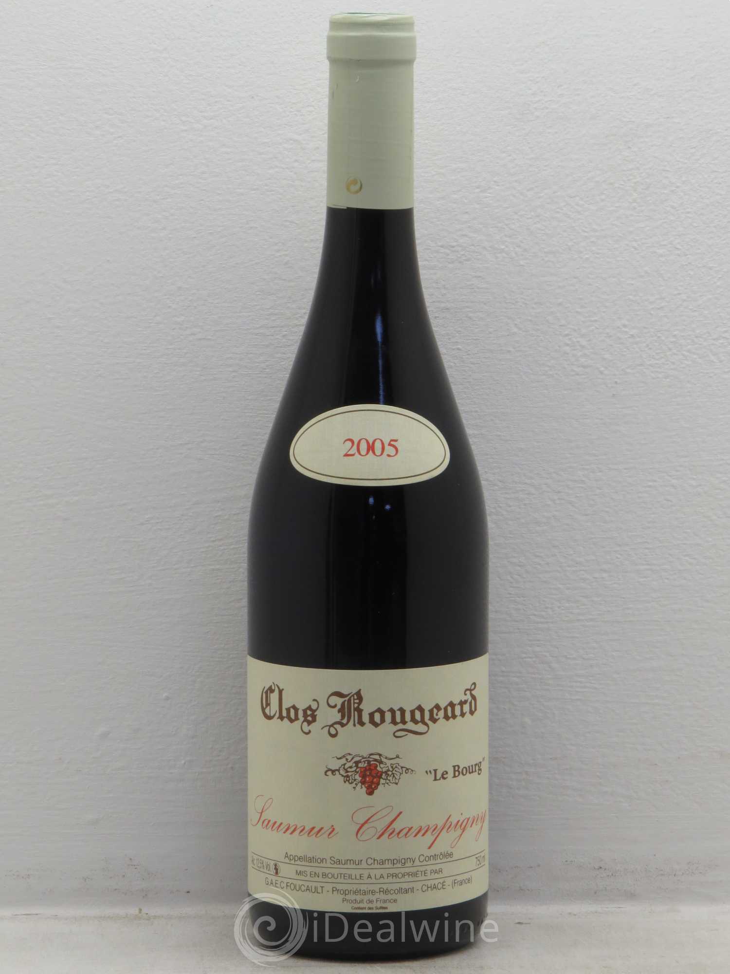 Saumur-Champigny Le Bourg Clos Rougeard 2005 - Lot de 1 bouteille - 0