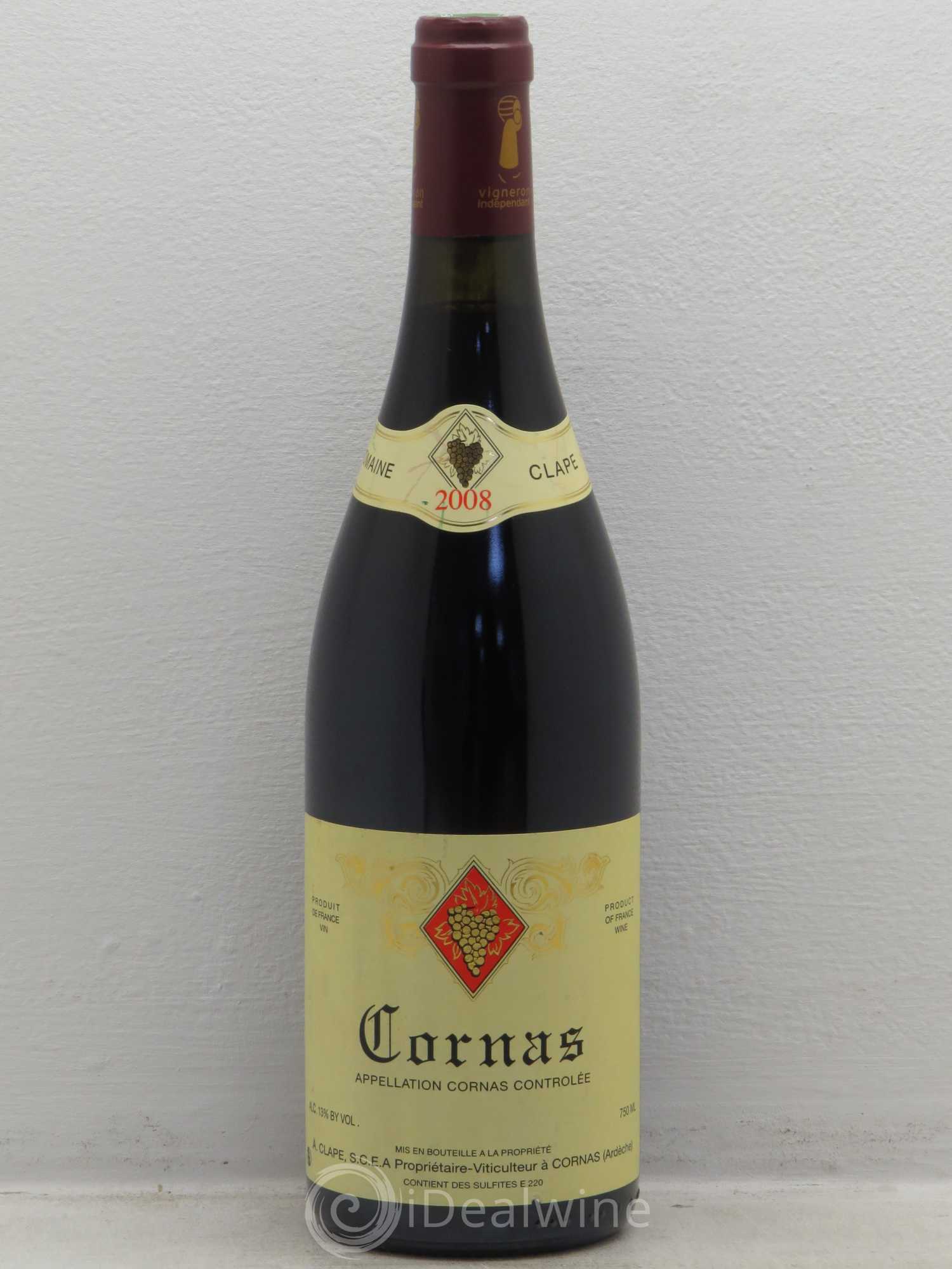 Cornas Auguste Clape 2008 - Lot de 1 bouteille - 0