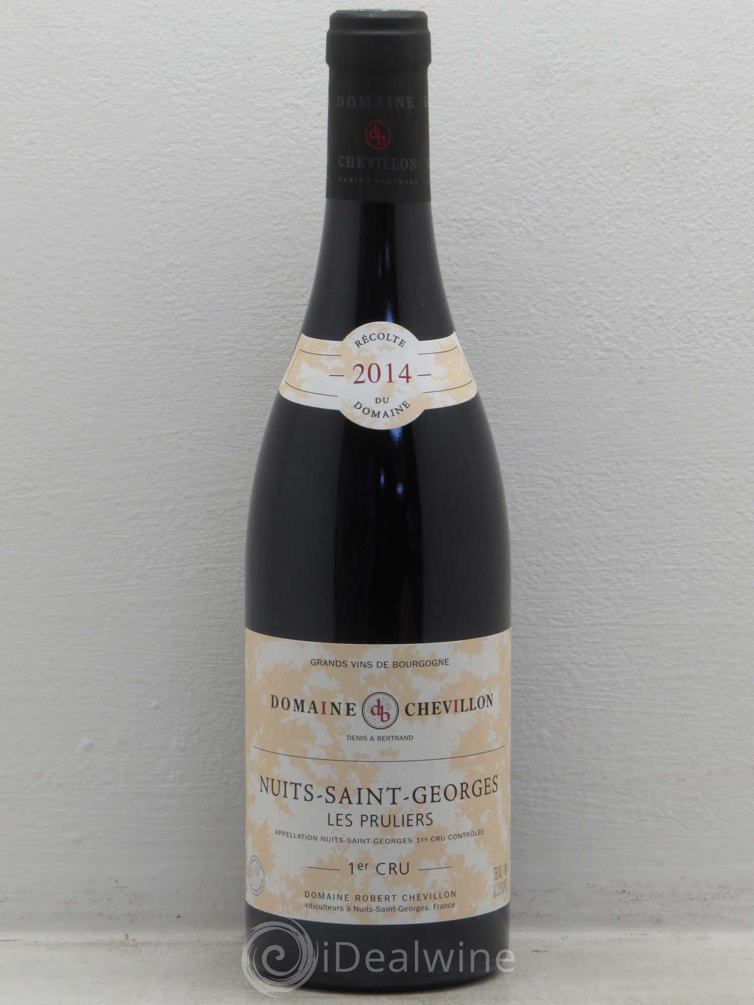 Nuits-Saint-Georges 1er Cru Les Pruliers Robert Chevillon 2014 - Lot de 1 bouteille - 0