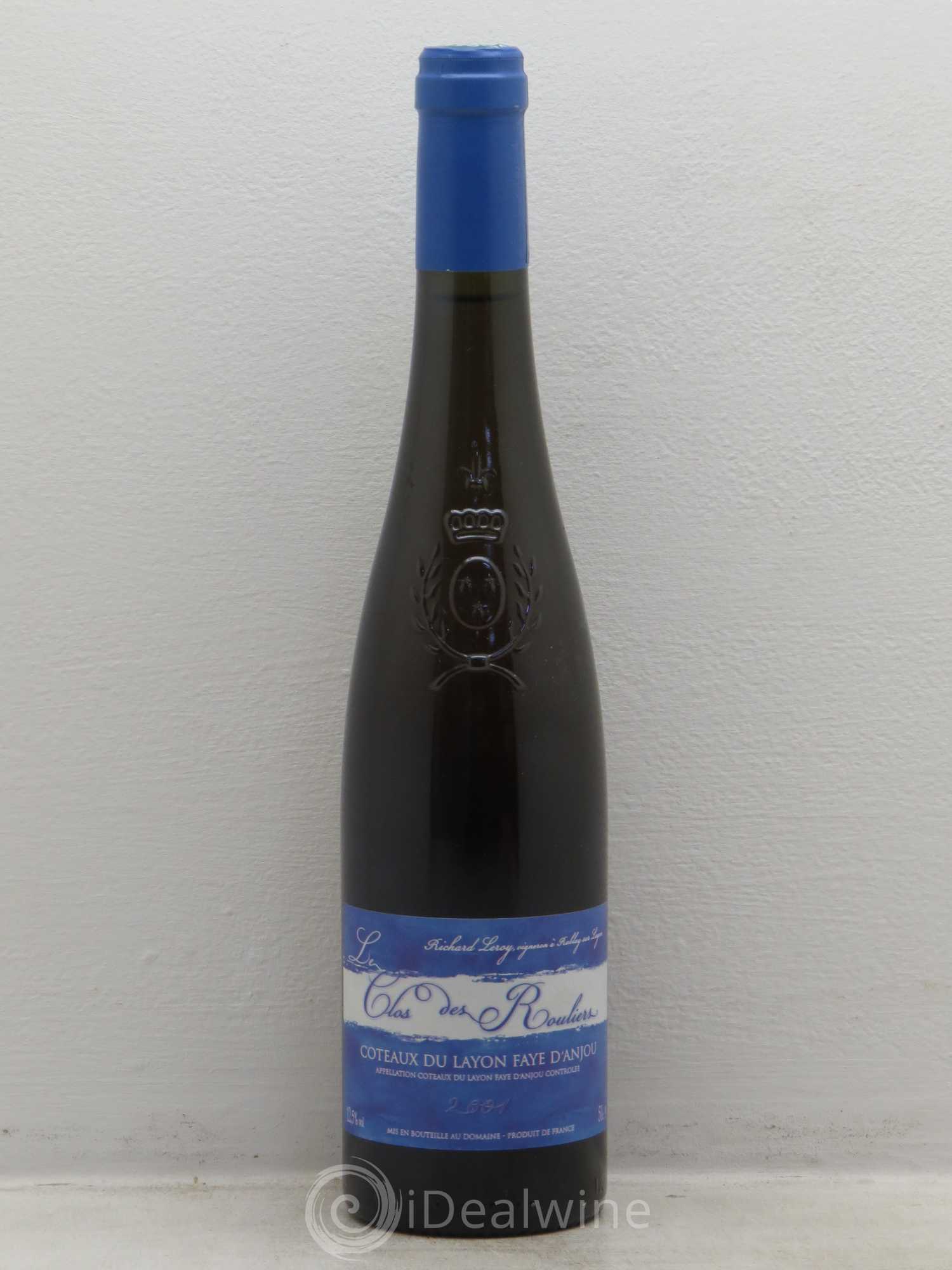 Anjou Le Clos des Rouliers Richard Leroy 2001 - Lot de 1 bouteille - 0