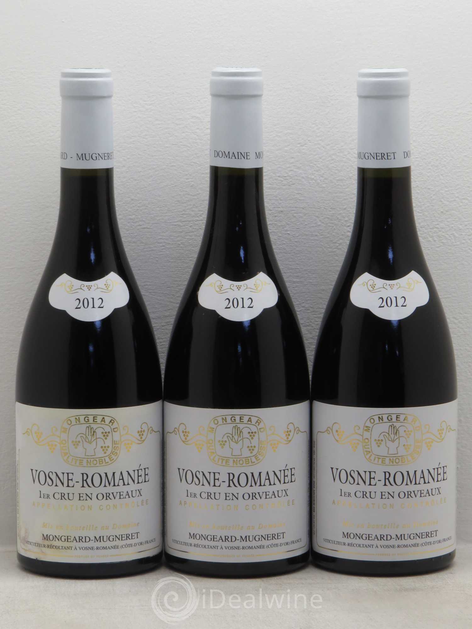 Vosne-Romanée 1er Cru 2012 - Lot de 3 bouteilles - 0
