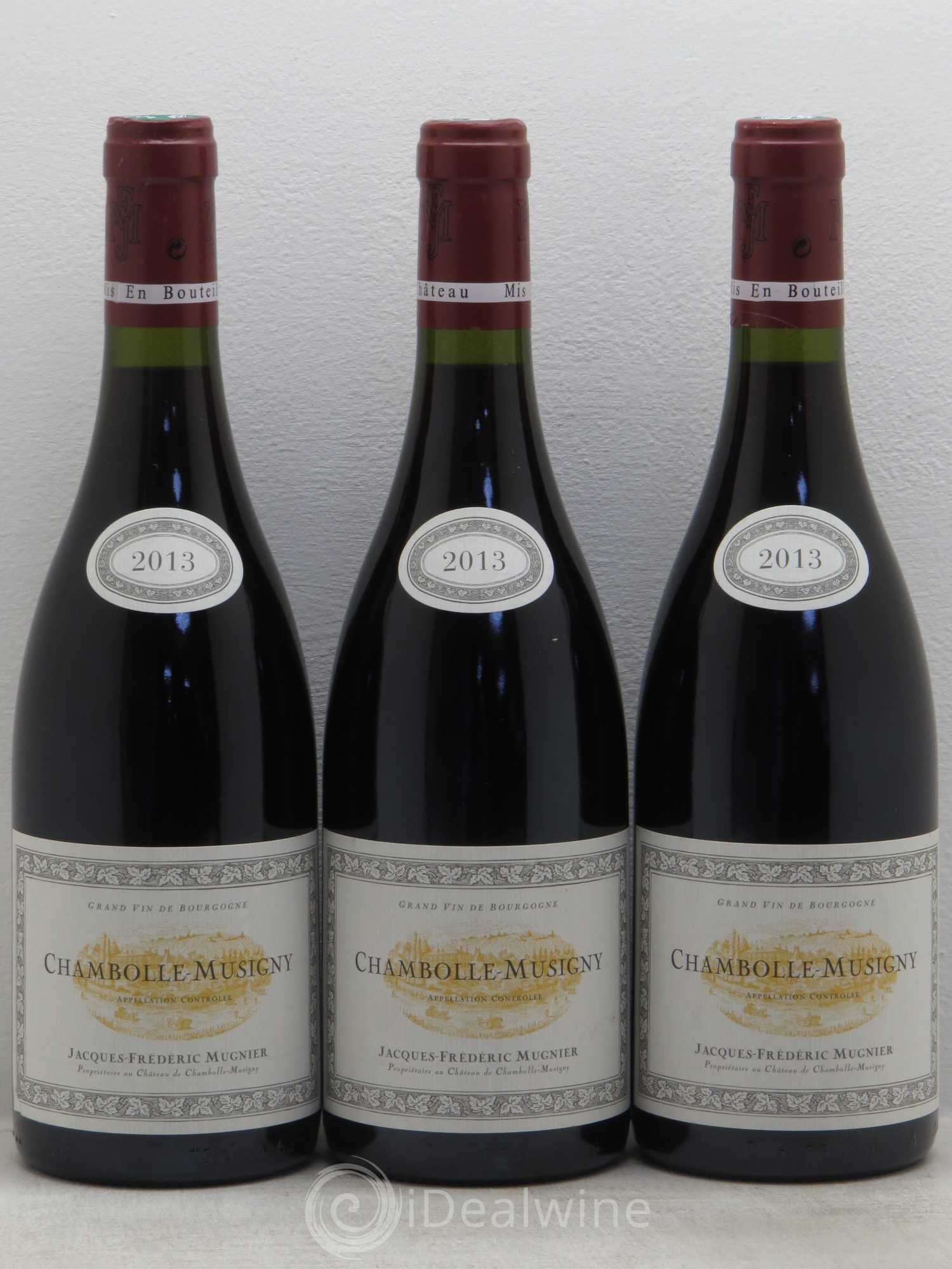 Chambolle-Musigny Jacques-Frédéric Mugnier 2013 - Lot de 3 bouteilles - 0