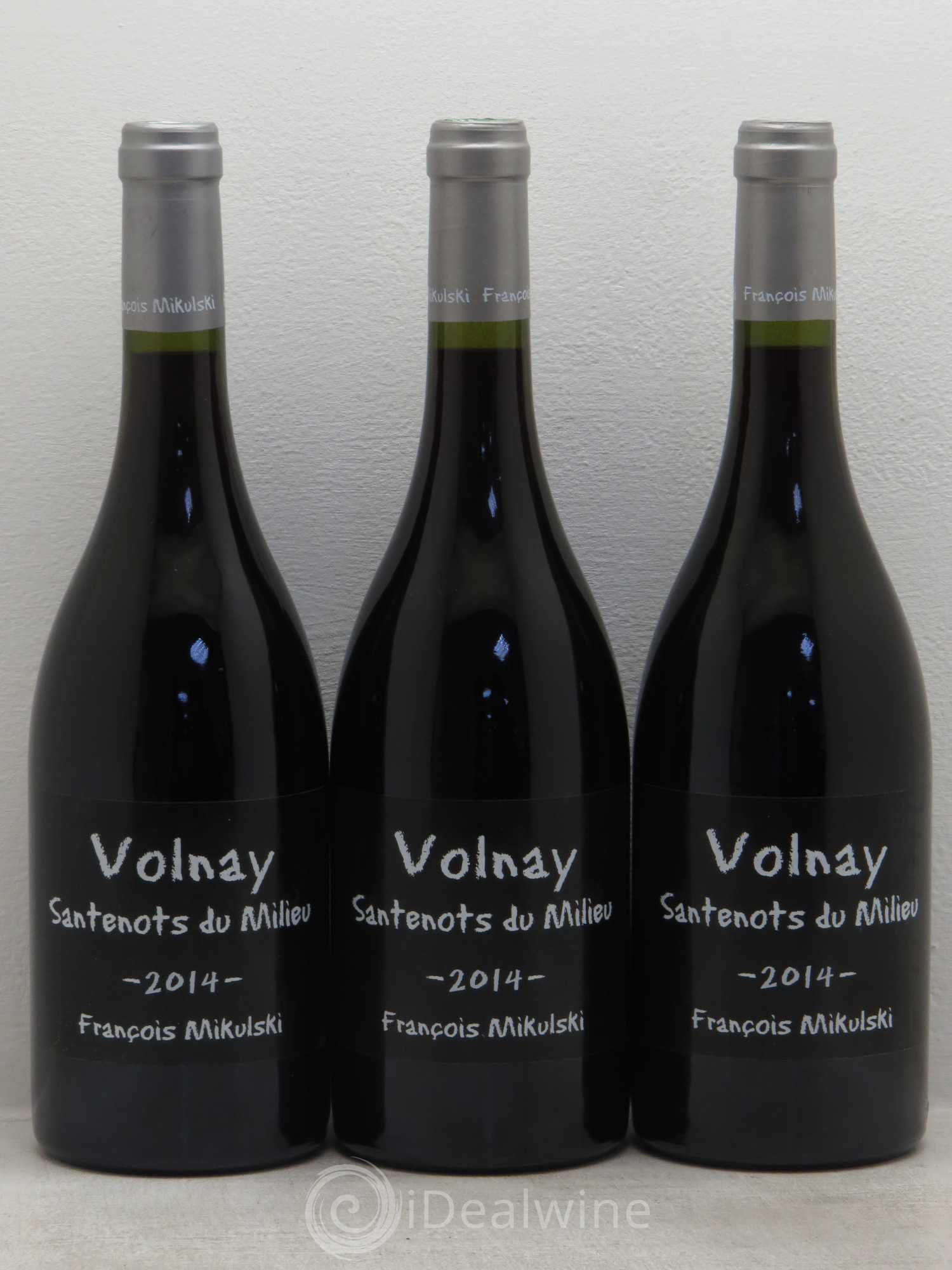 Volnay 1er Cru Santenots du Milieu François Mikulski 2014 - Lot de 3 bouteilles - 0
