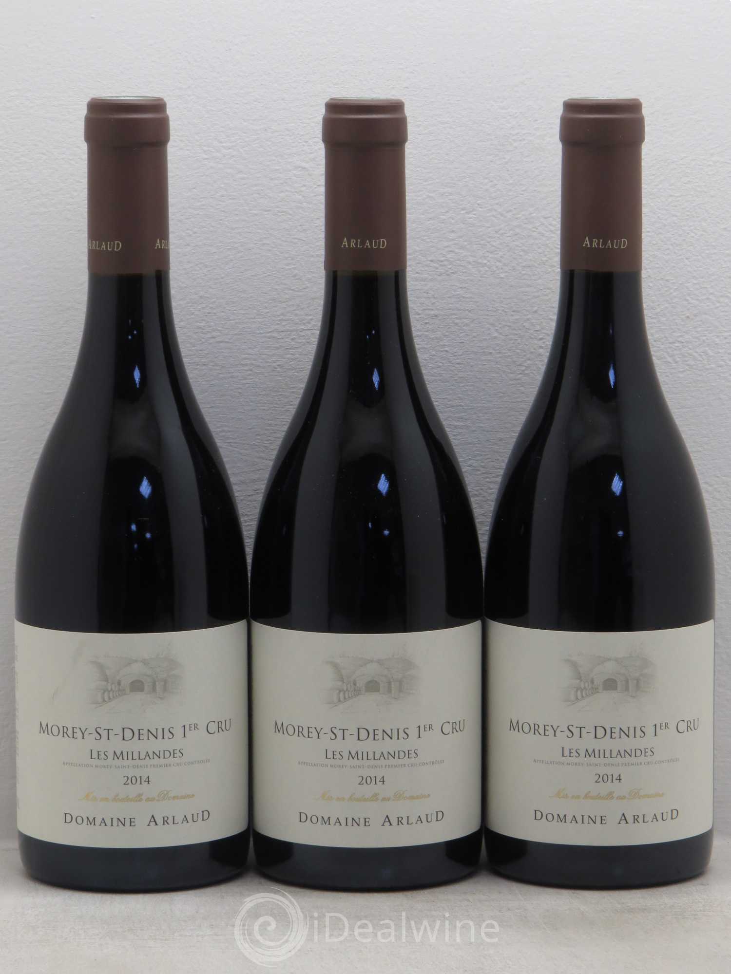 Morey-Saint-Denis 1er Cru Domaine Arlaud Les Millandes 2014 - Posten von 3 Flaschen - 0