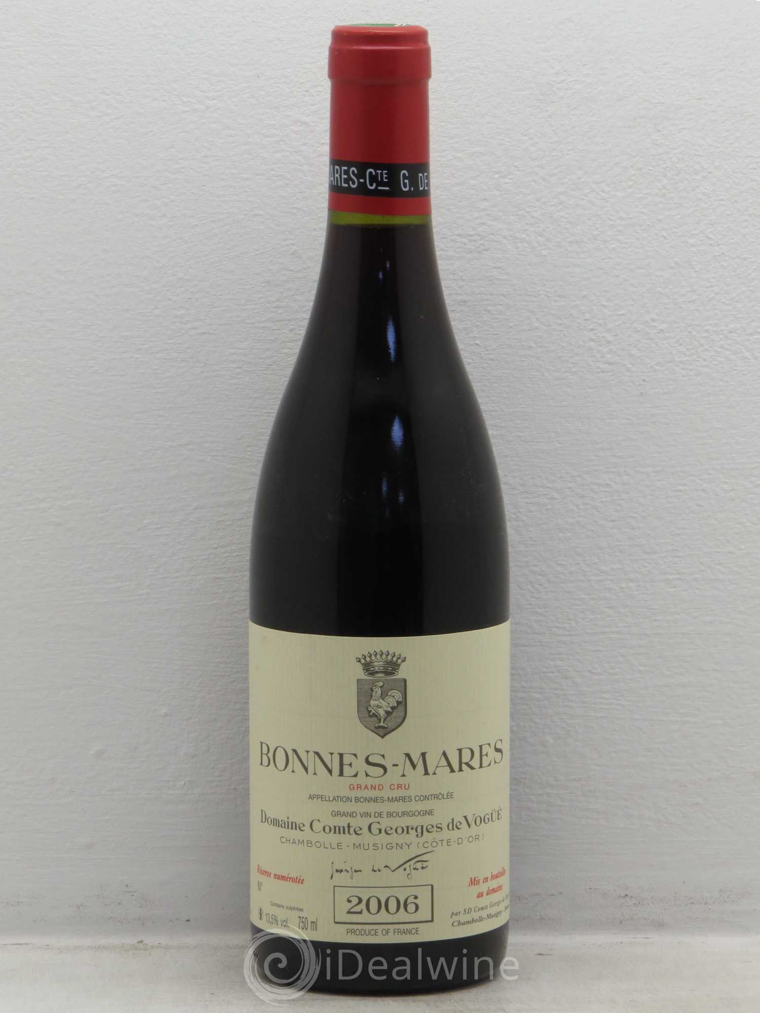 Bonnes-Mares Grand Cru Comte Georges de Vogüé 2006 - Lot de 1 bouteille - 0
