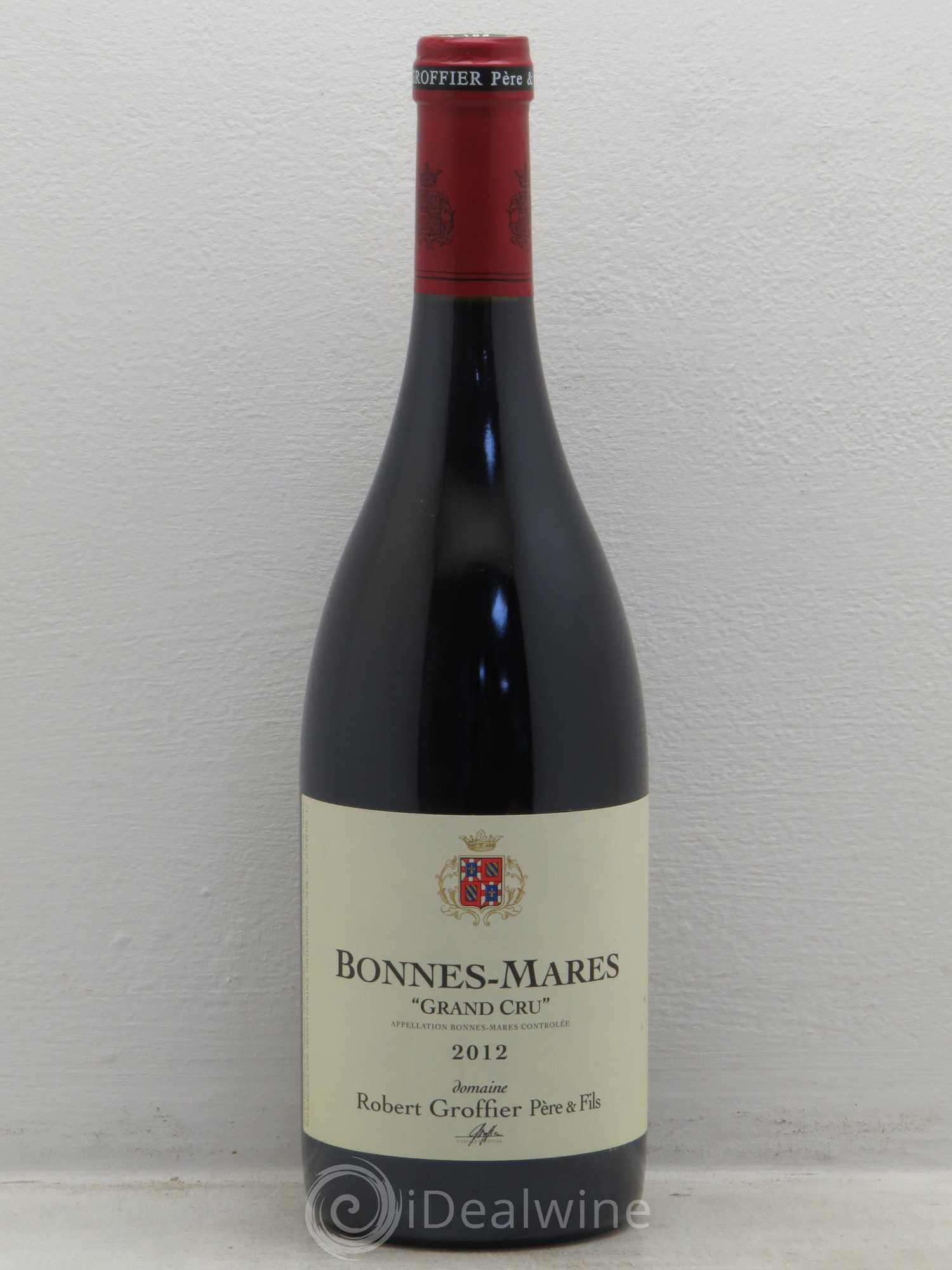 Bonnes-Mares Grand Cru Robert Groffier Père & Fils (Domaine) 2012 - Lot de 1 bouteille - 0