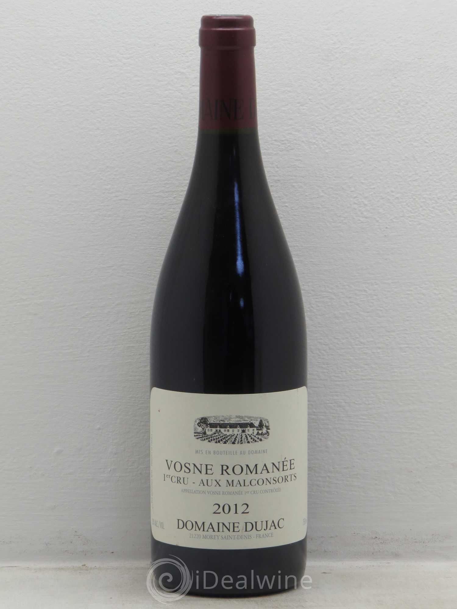 Vosne-Romanée 1er Cru Aux Malconsorts Dujac (Domaine) 2012 - Lot de 1 bouteille - 0